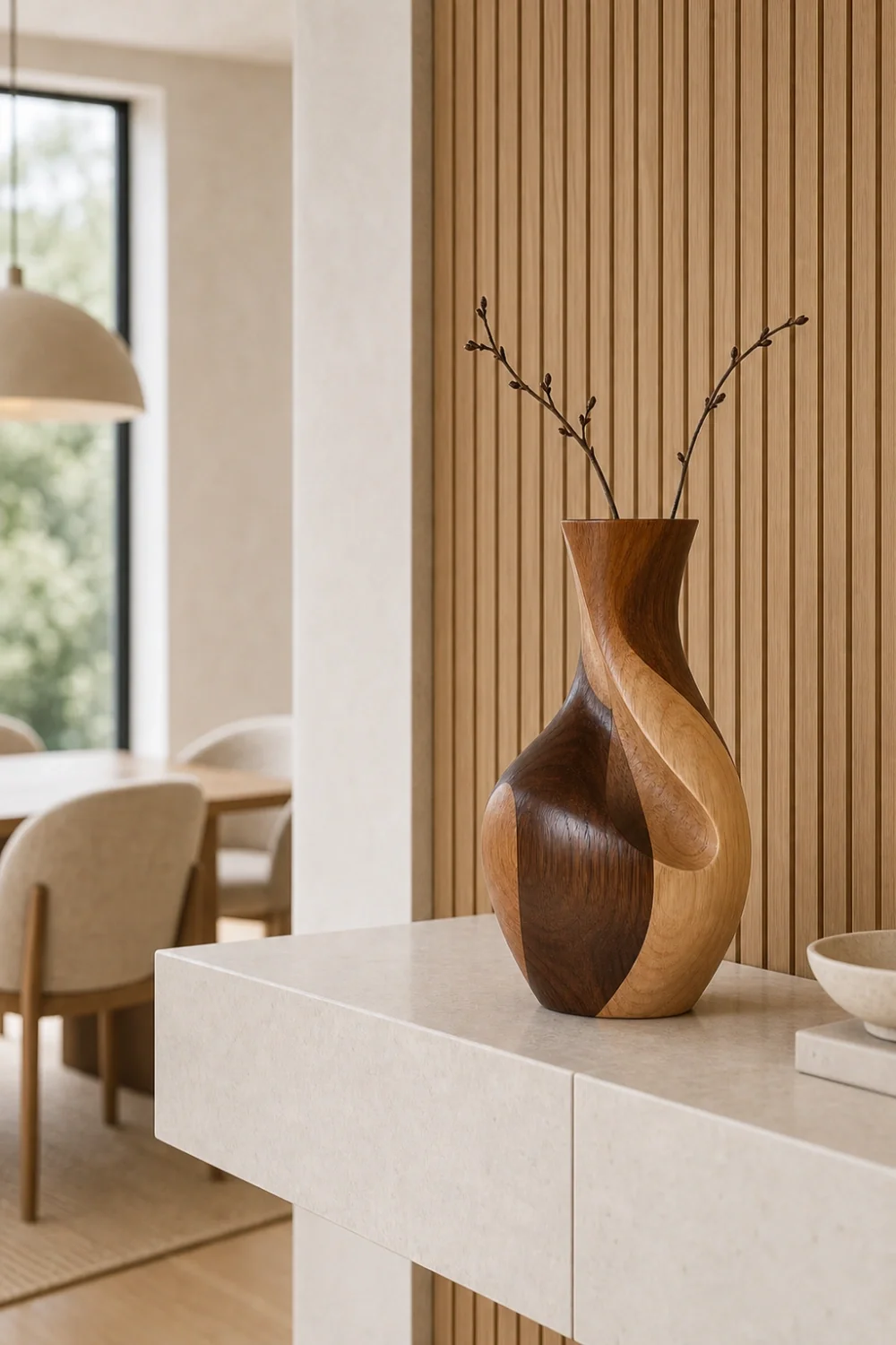 Vase Wood Sculpture #WG111