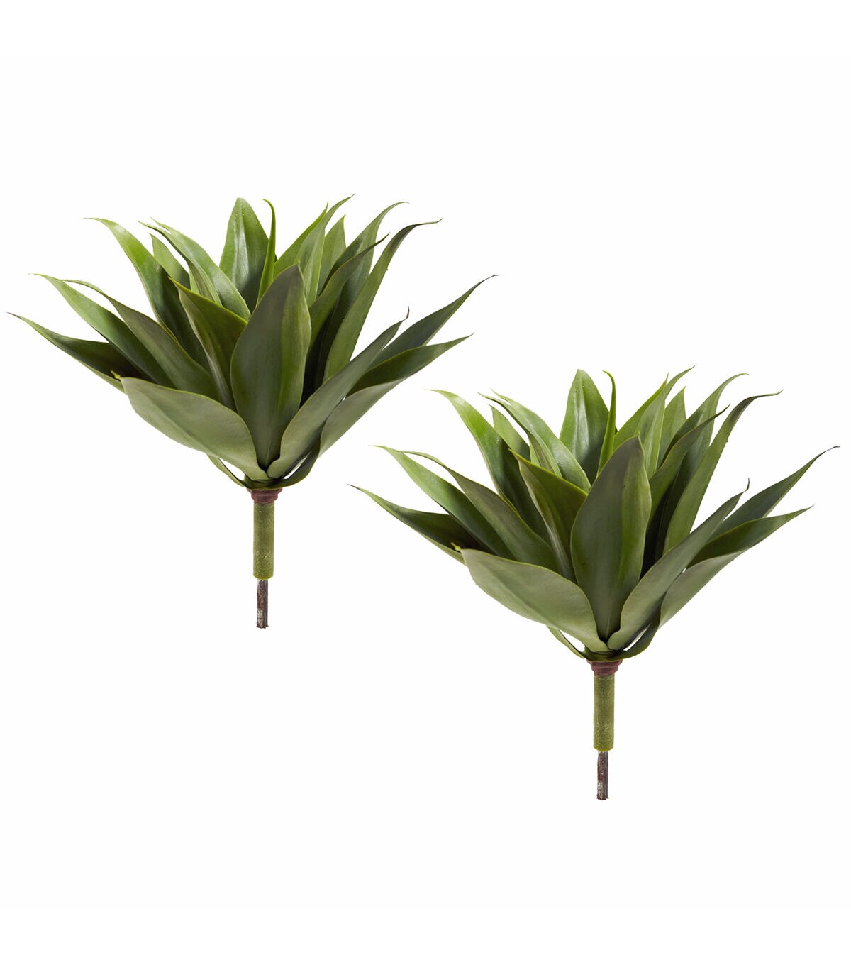 Nearly Natural 17 Agave Succulent Plants 2ct