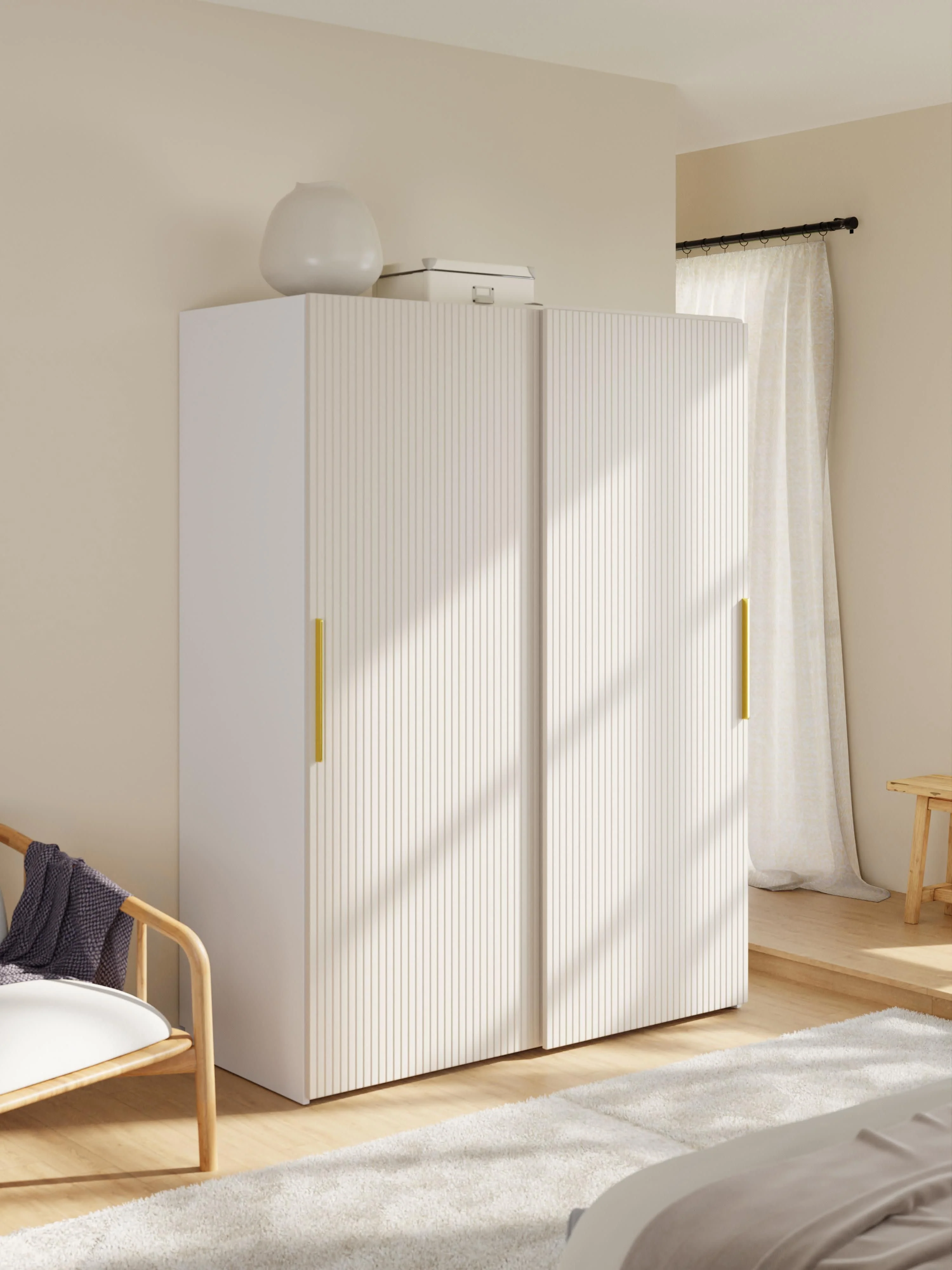 Modularer Schwebetürenschrank Simone, 150 cm Breite, in verschiedenen Größen