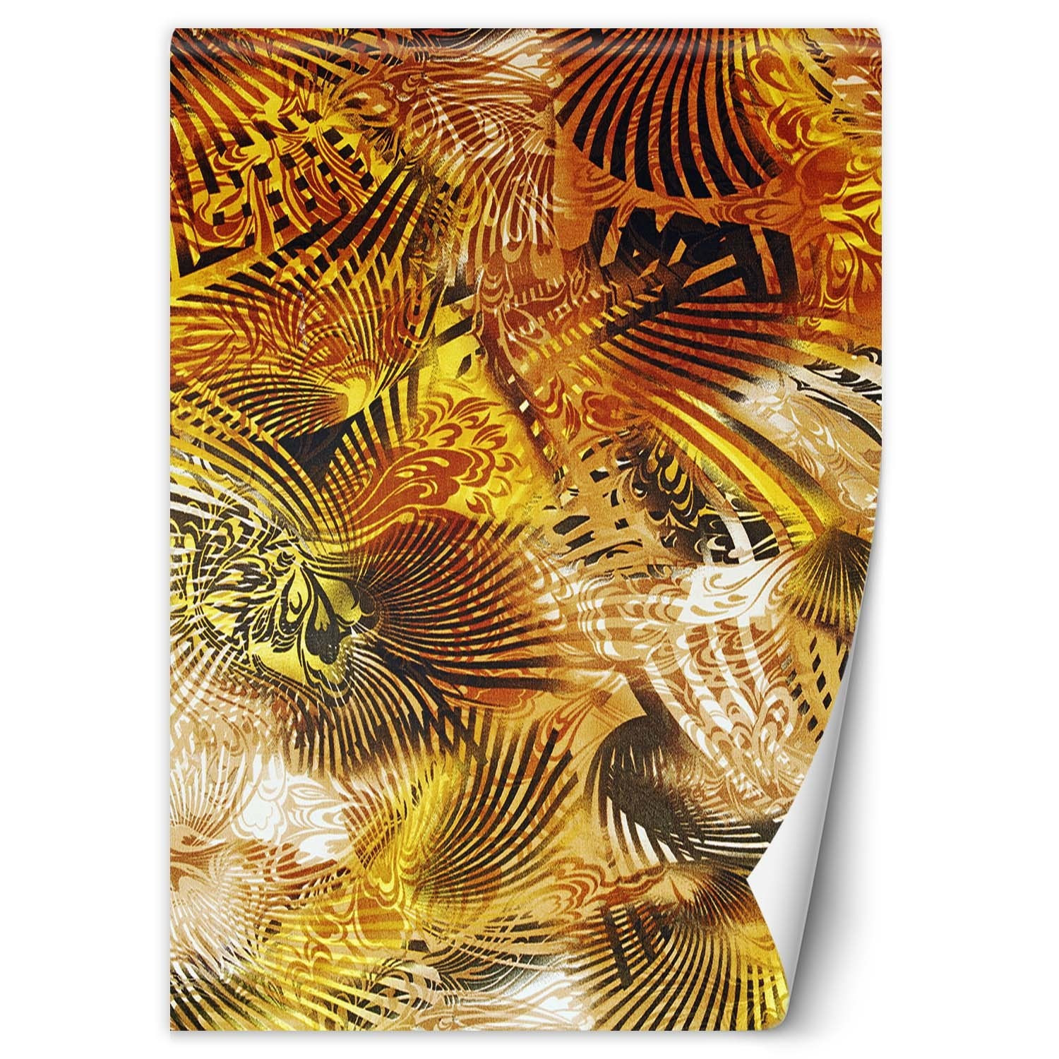 Feeby Fototapeta, Afrykańskie wzory glamour 100x140
