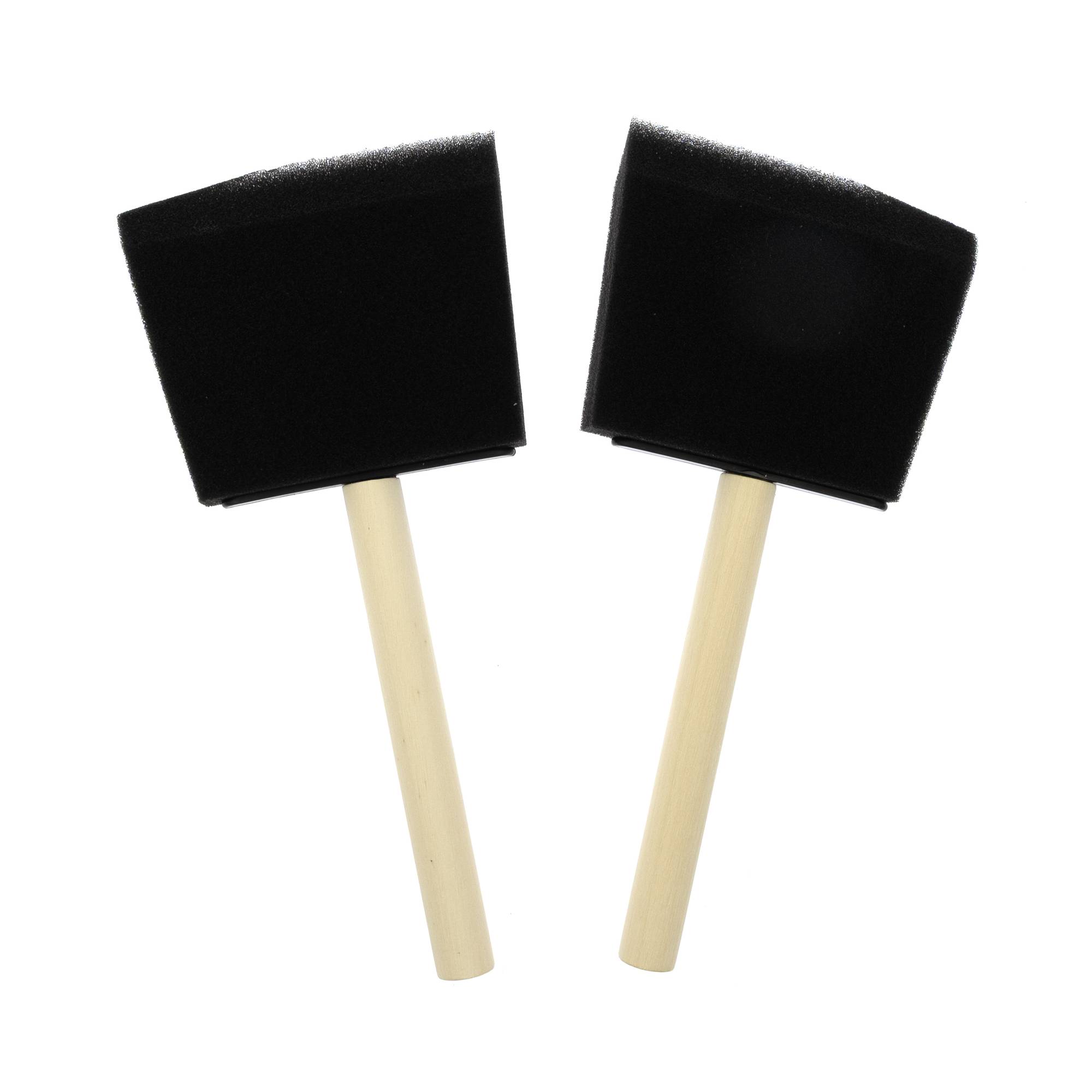 Foam Brushes 7.5cm 2 Pack