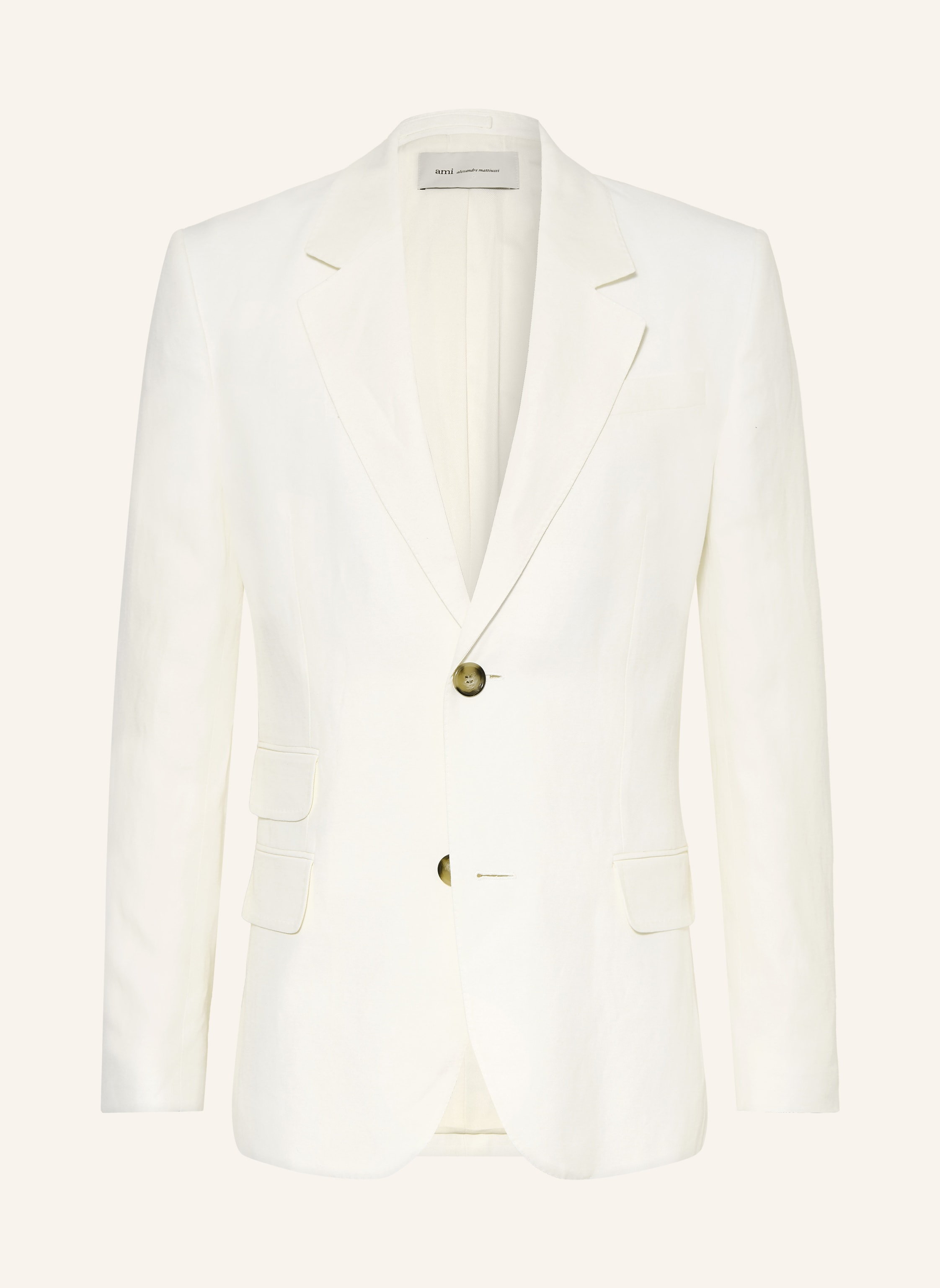 Ami Paris Sakko Regular Fit mit Leinen