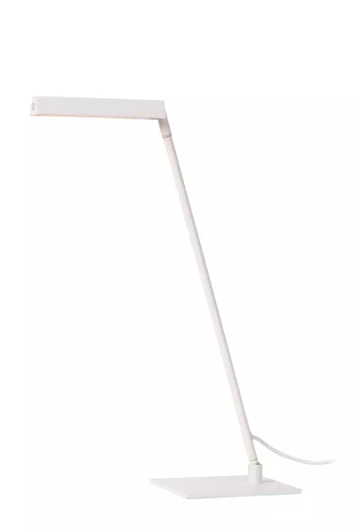 Lampka biurkowa nowoczesna Lavale biała LED 3W wys:42,3cm Lucide