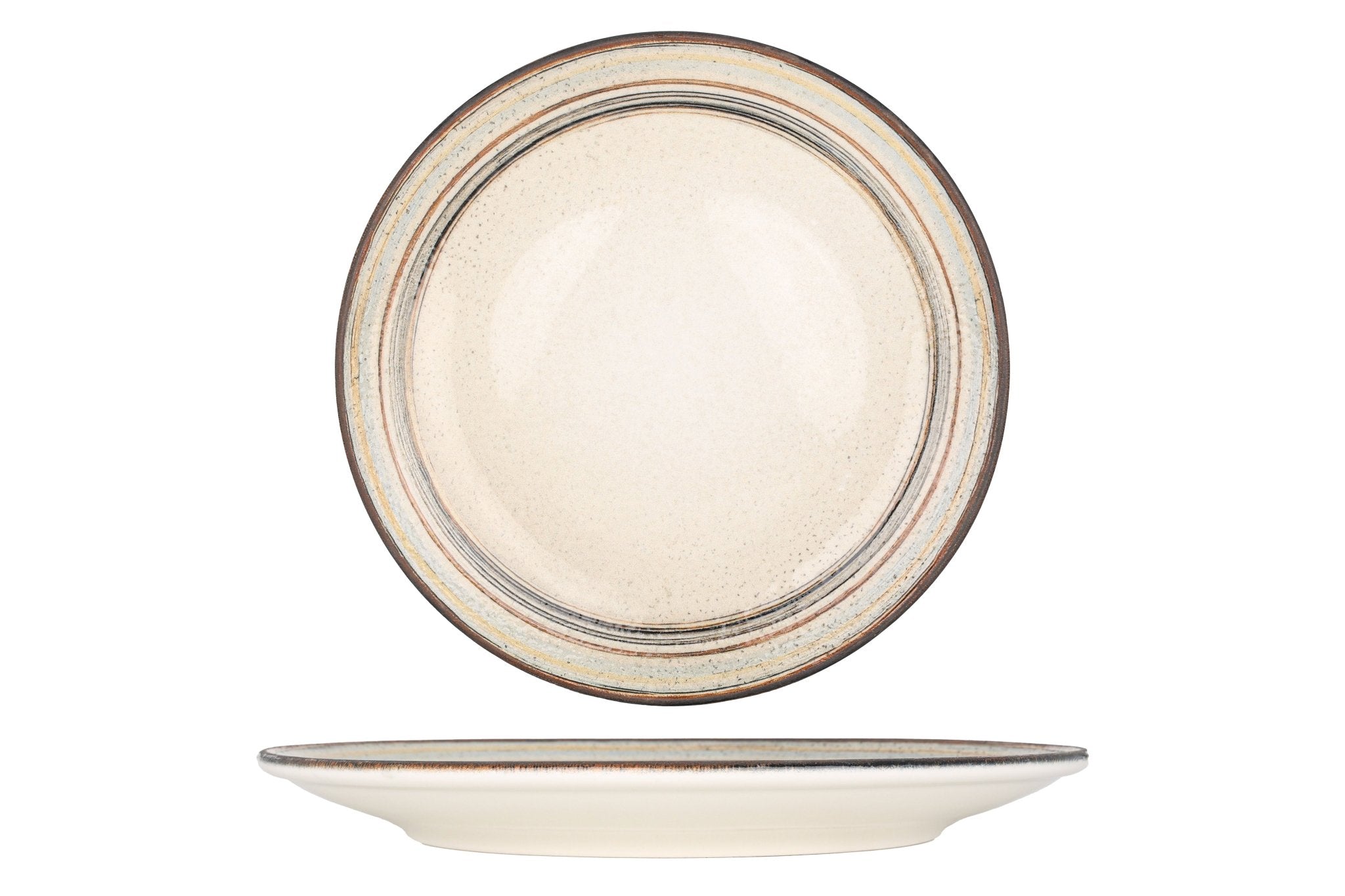 Bonna Dinerbord - Cortado - Porselein - 27 cm - set van 6