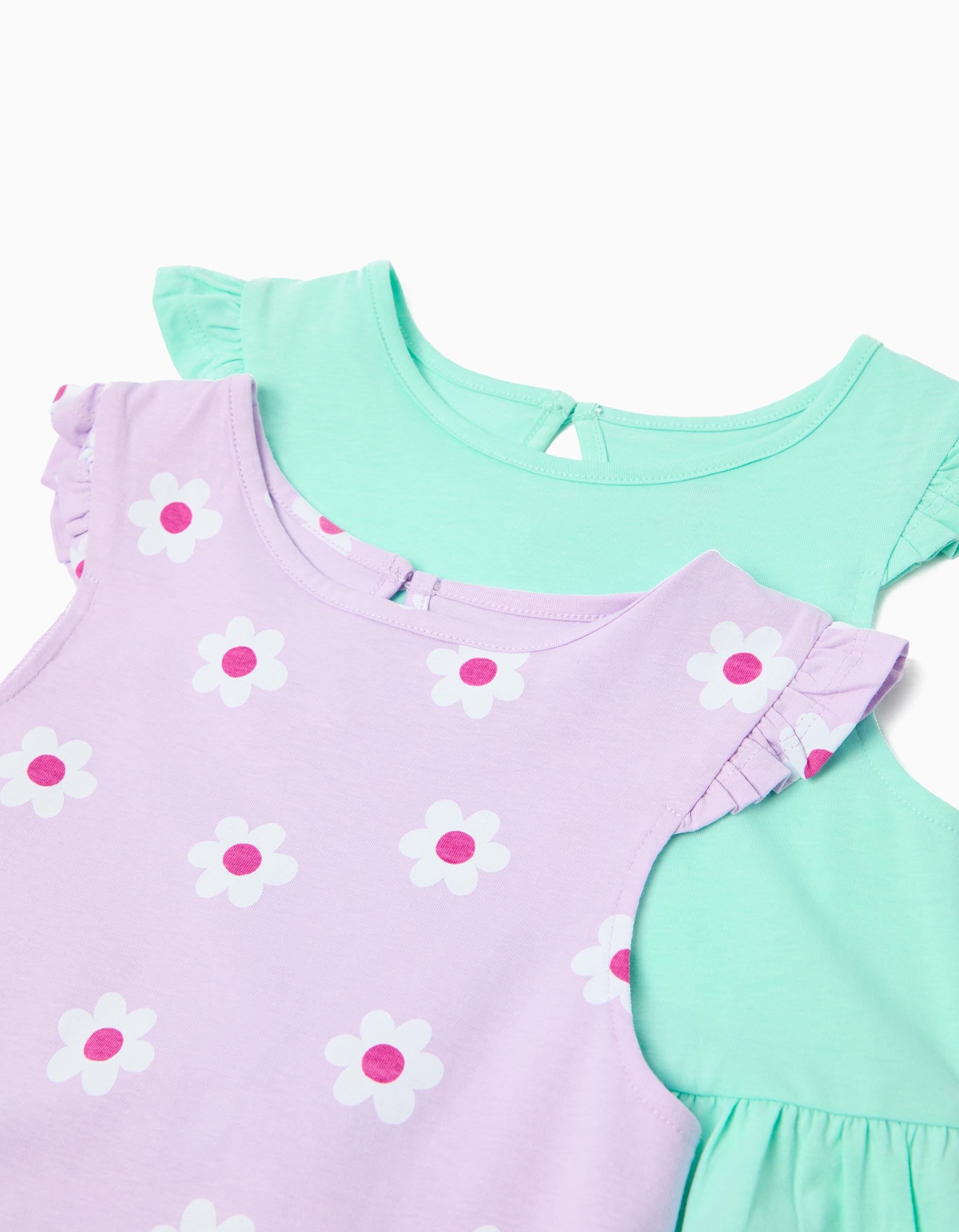 Pack 2 Vestidos, Menina, Verde Claro