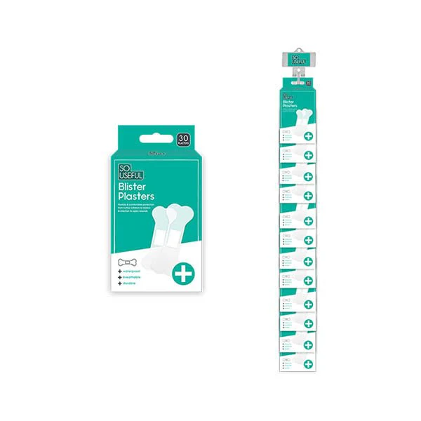 So Useful Blister Plasters 30 Pack