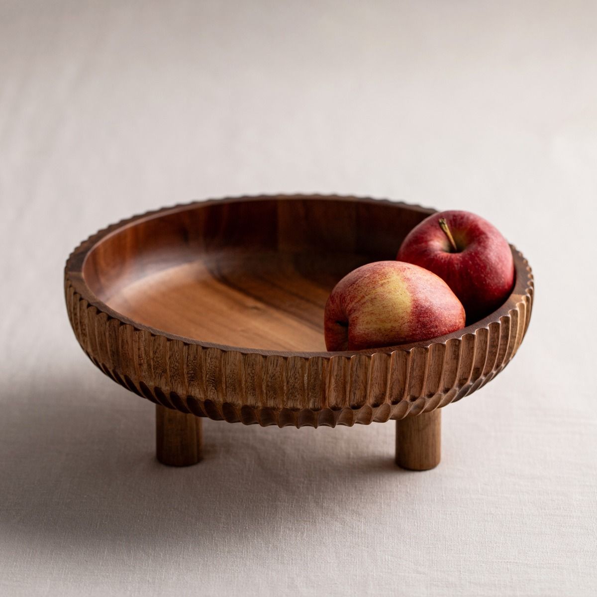 Patera RILLET do serwowania z drewna akacjowego 25,5x9 cm