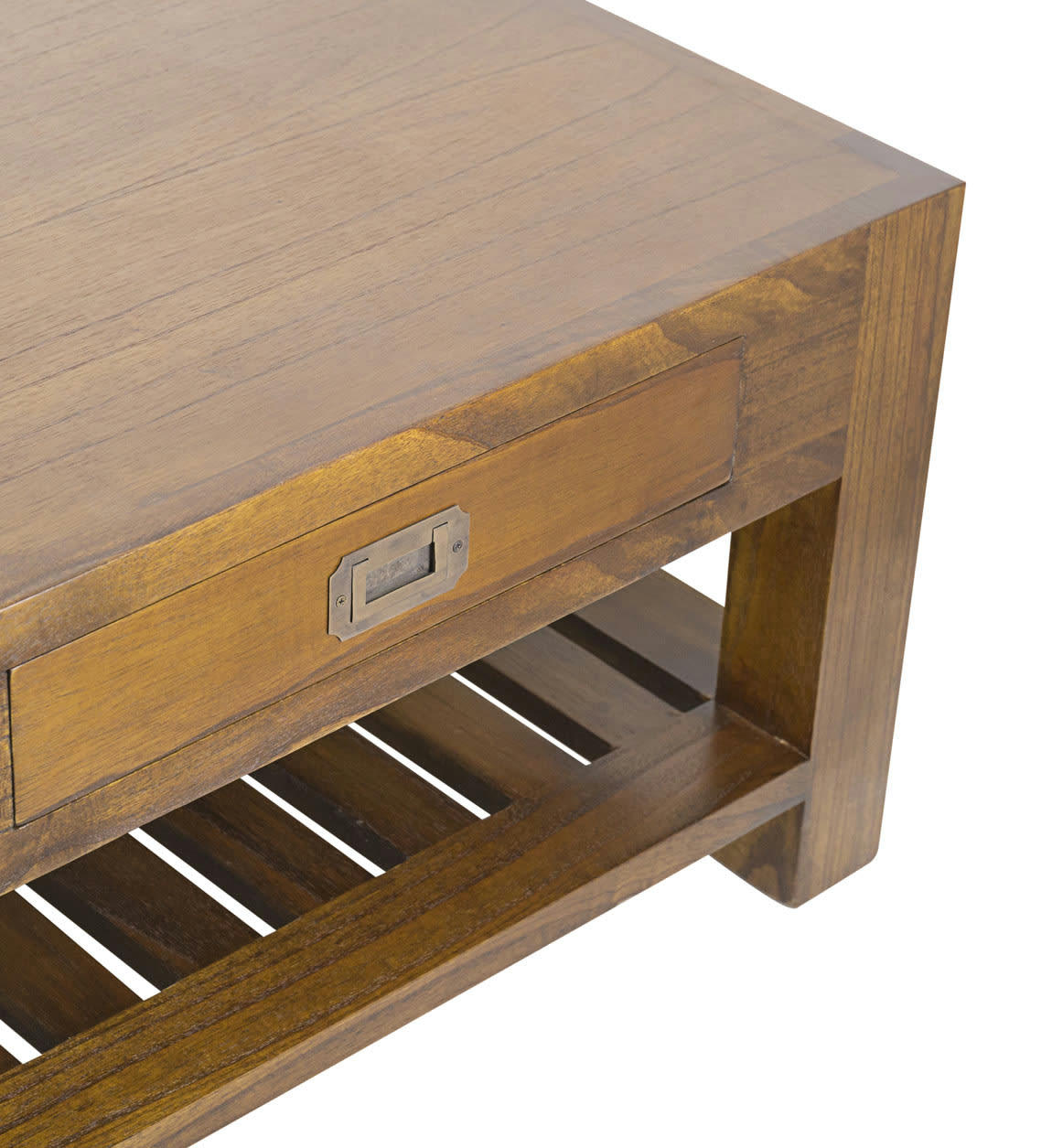 STAR - Table basse en bois marron L 60 cm