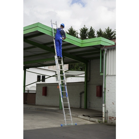 Mehrzweckleiter »STABILO«, 24 Sprossen, Aluminium