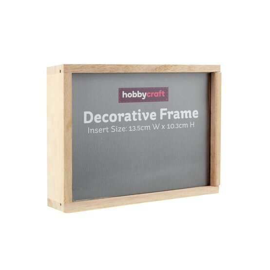 Decorative Frame with Glass 15cm x 12cm