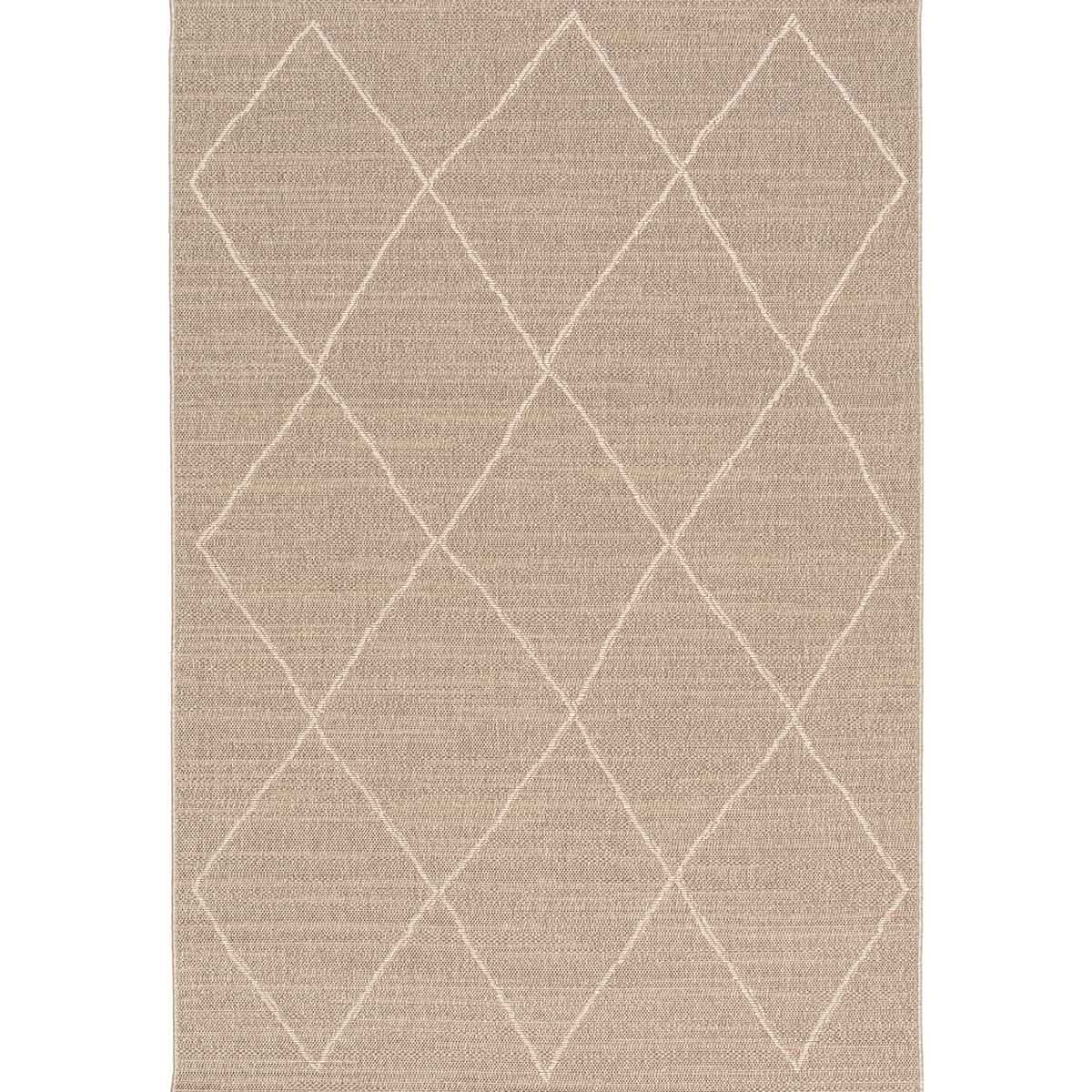 Garden Impressions Buitenkleed Diamonds 200x290 cm - taupe