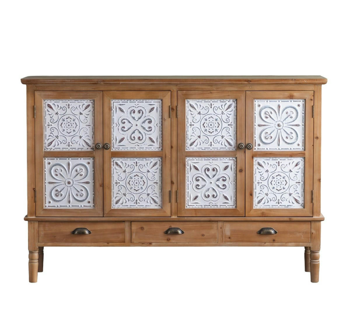 OSCAR - Buffet en sapin naturel L150