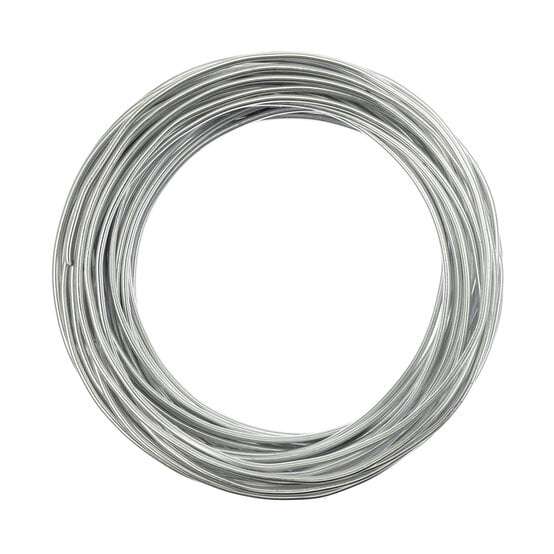 Silver Aluminium Wire 2mm x 11.5m