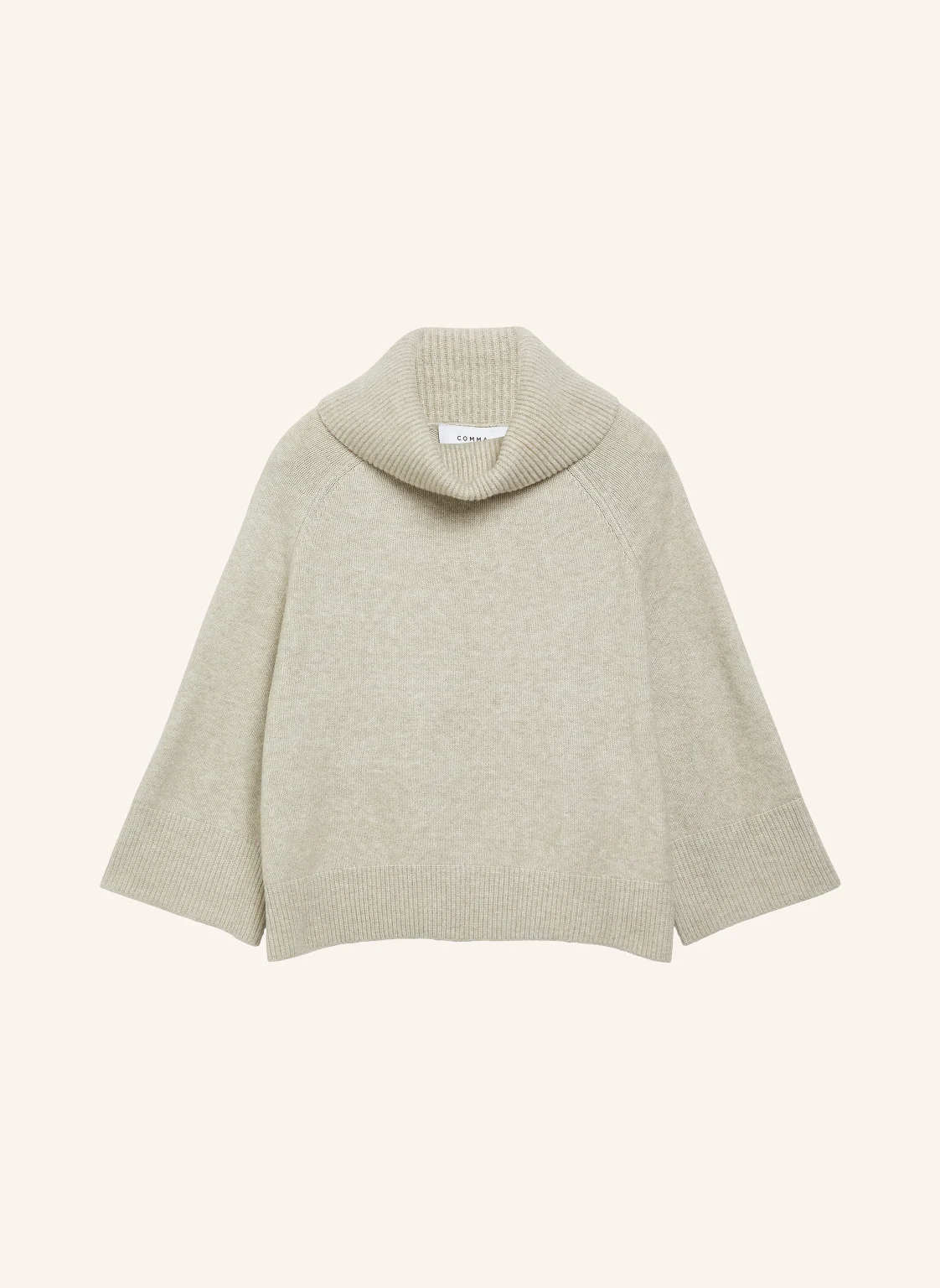 COMMA Rollkragenpullover mit 3/4-Arm