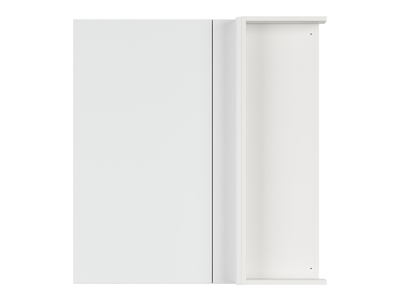 Szafka kuchenna górna Top Line 2 narożna prawa śnieżny super mat zabudowuje naroże 90x95cm