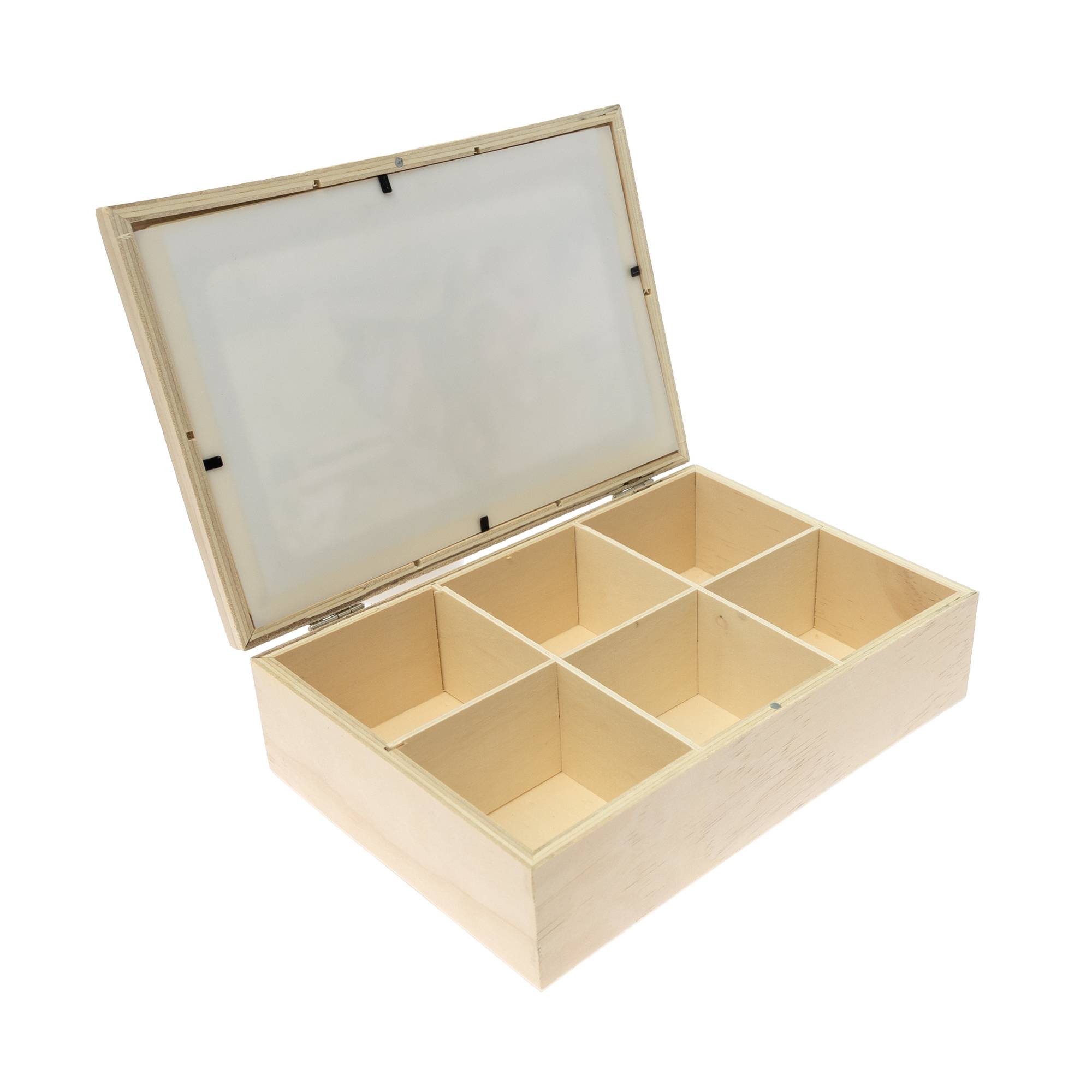 Wooden Divider Box 24cm x 17cm x 7cm