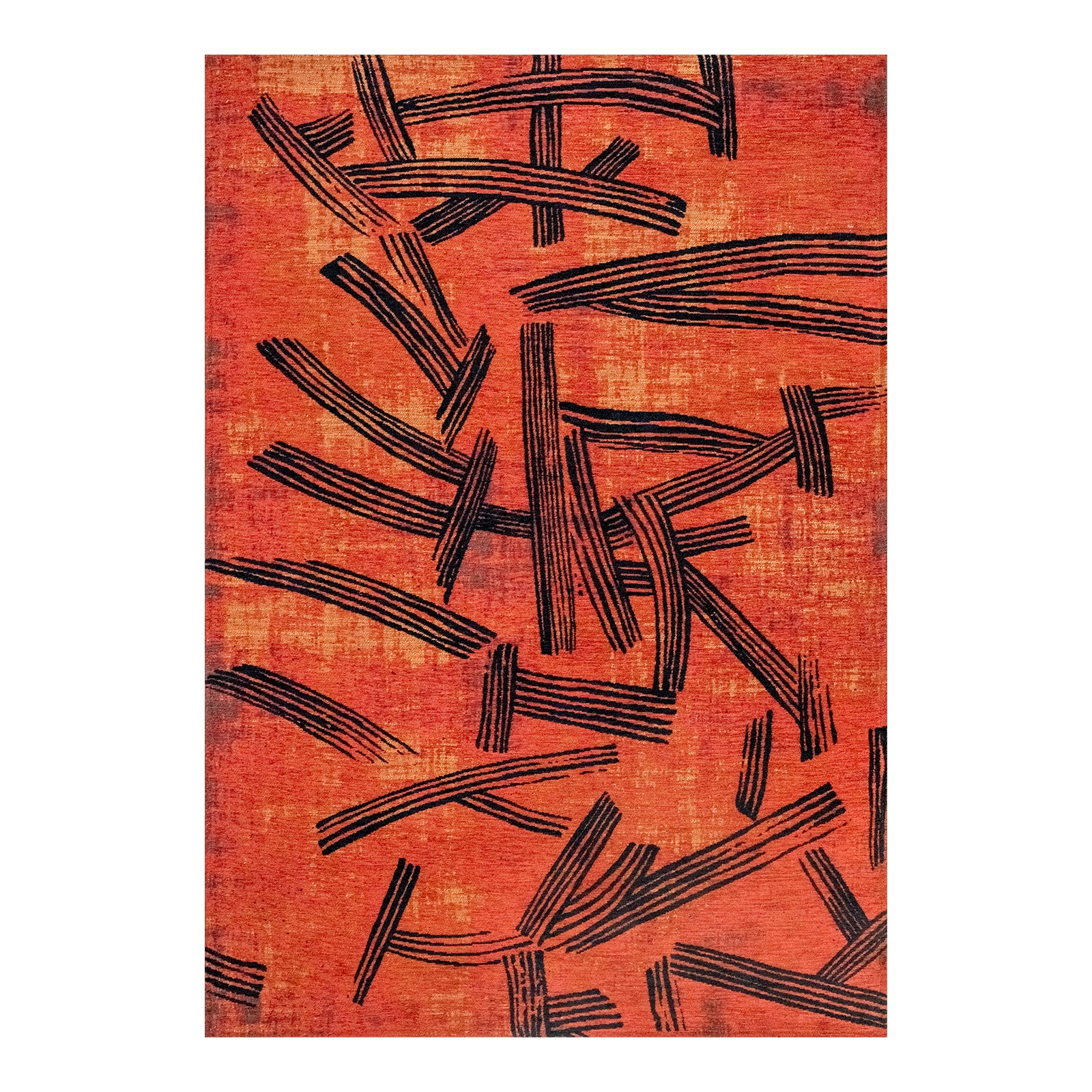 Ecorugs vloerkleed Ginger Chocolat - rood - 80x150cm