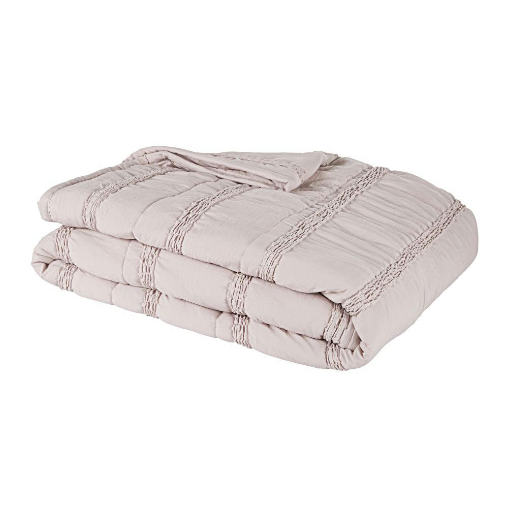 ROMIA - Boutis vieux rose 220x240