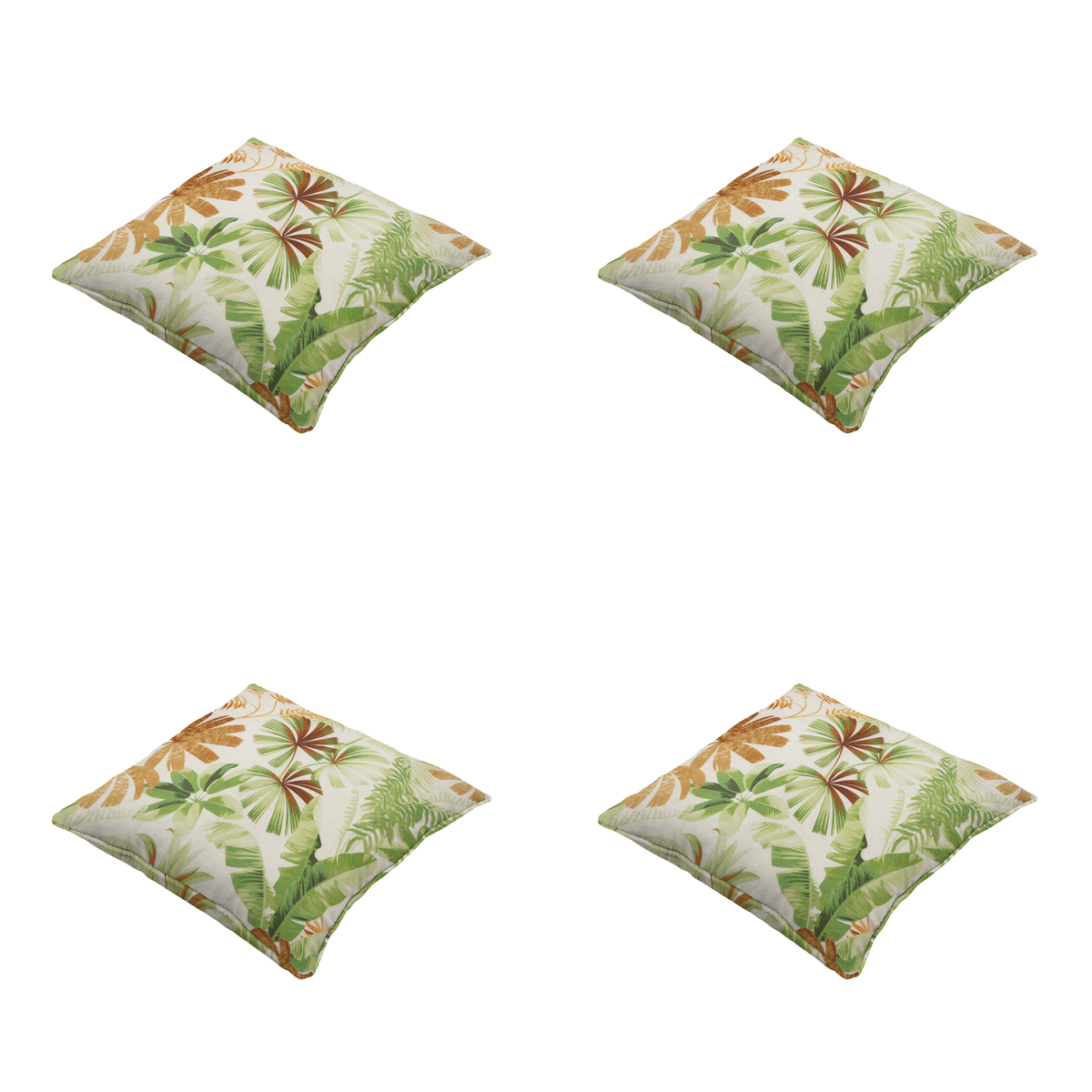 Madison sierkussen Axel - multikleur - 50x50x10cm - set van 4