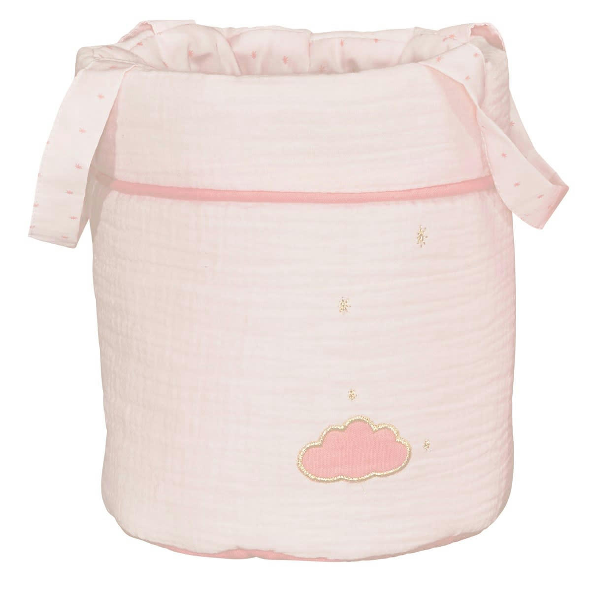 LILY - Lot de 3 paniers de rangement en coton
