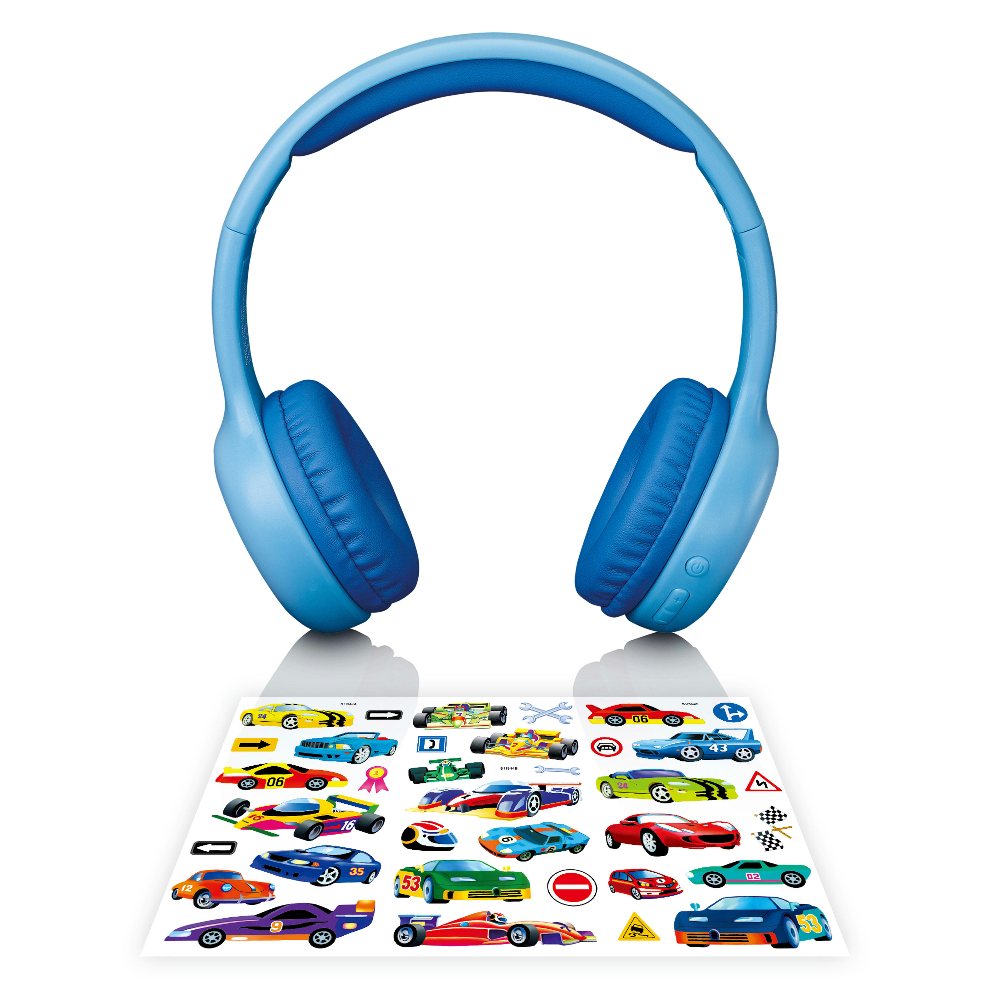 - Casque bluetooth pliable pour enfants bleu