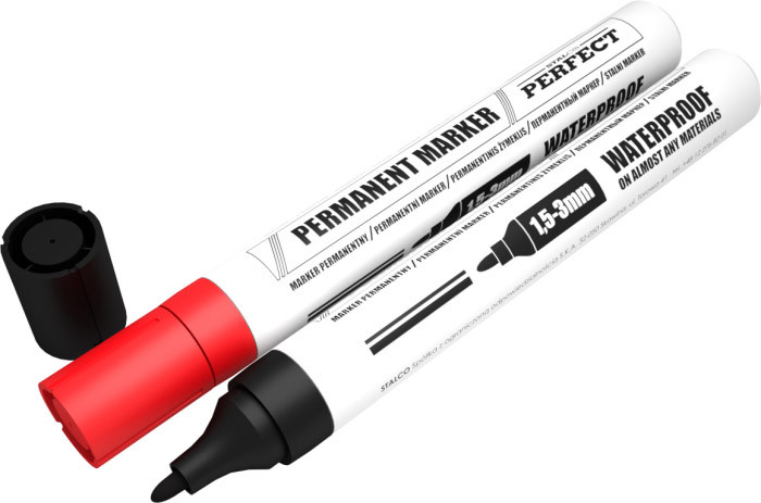 Marker permanentny Czarny STALCO PERFECT S-76020