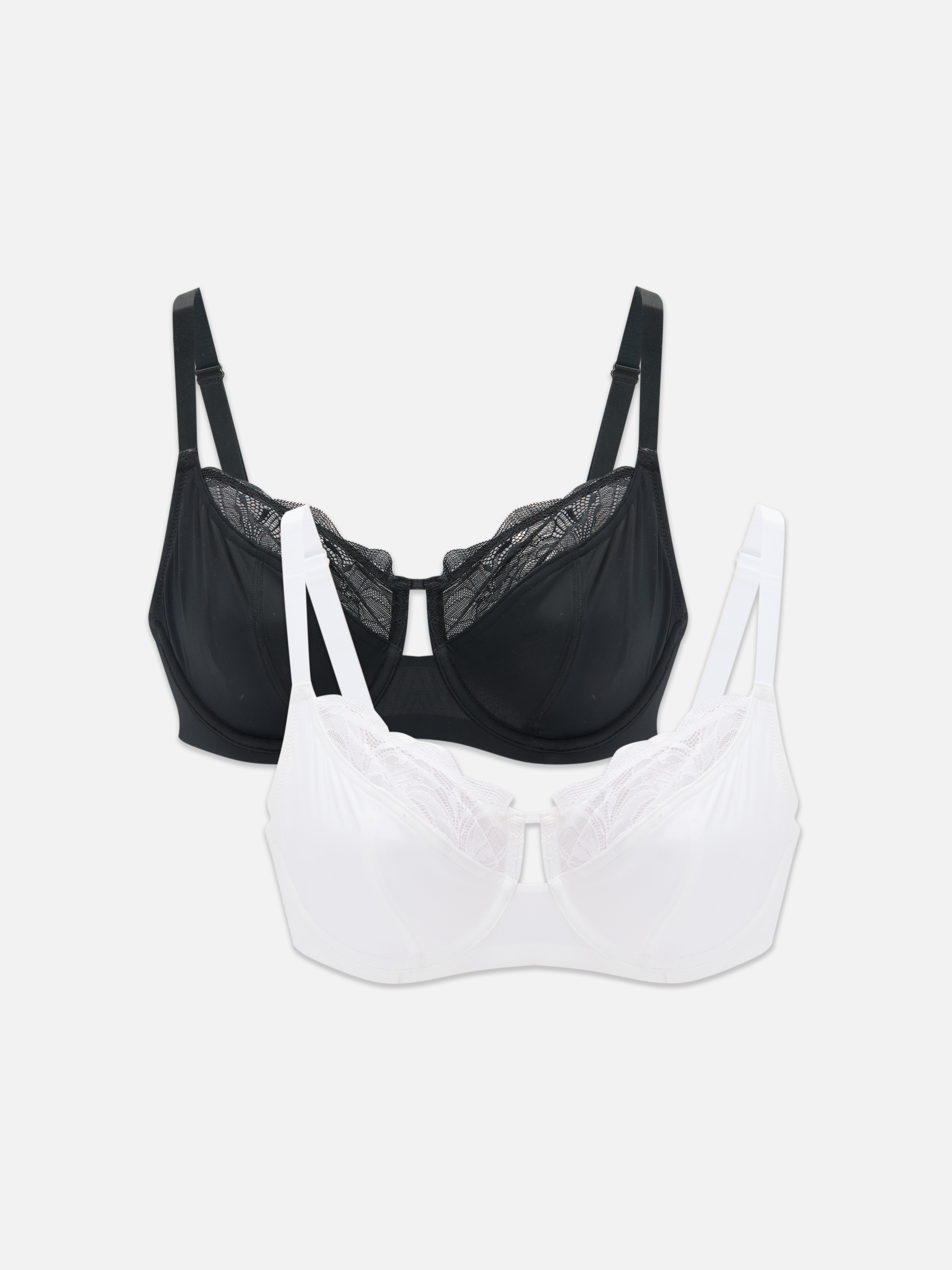 2pk Fuller Figure Non Padded Bras