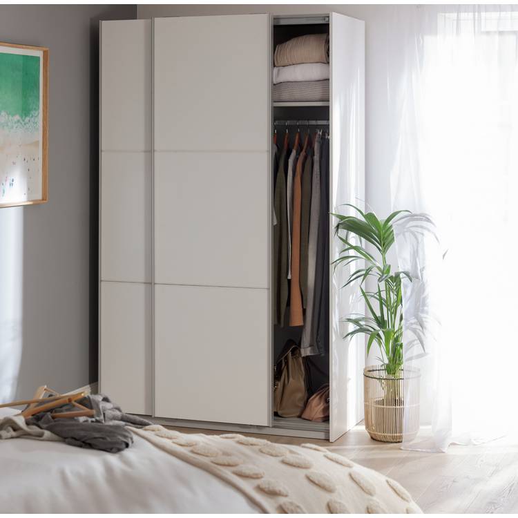 Habitat Holsted 120cm Sliding Wardrobe - White