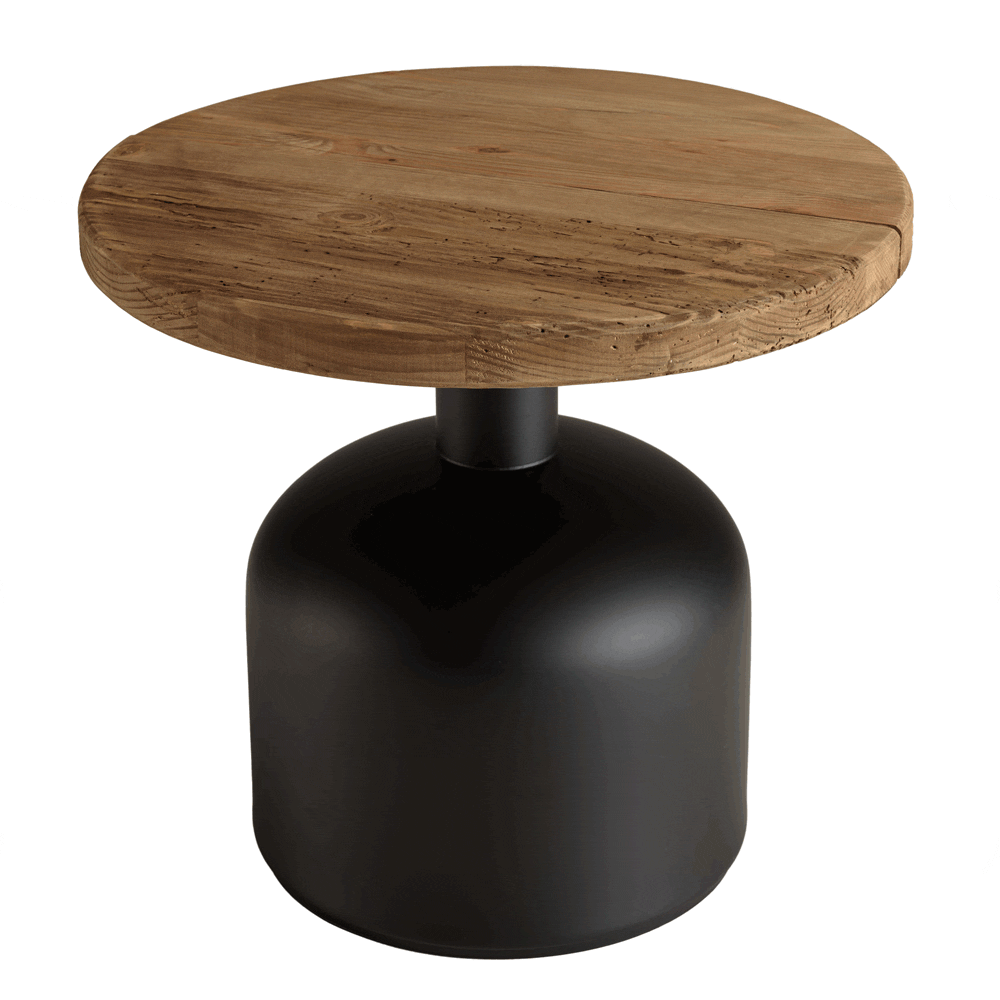 Table d'appoint design pin recyclé CRACOVIE