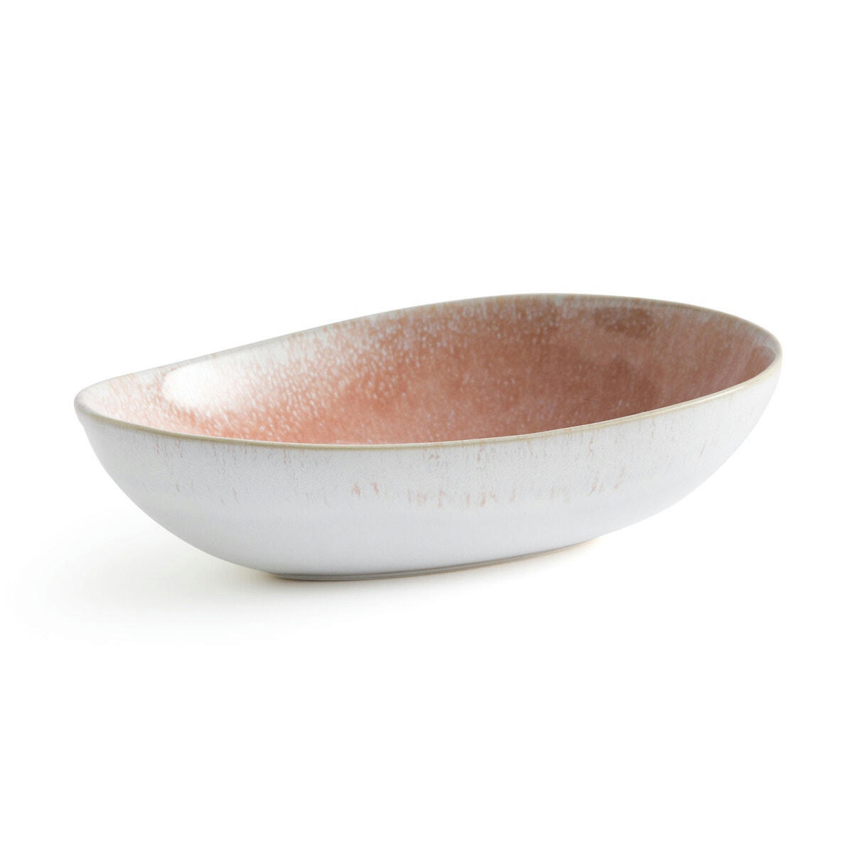 Lot de 4 assiettes creuses grès émaillé, Obulus