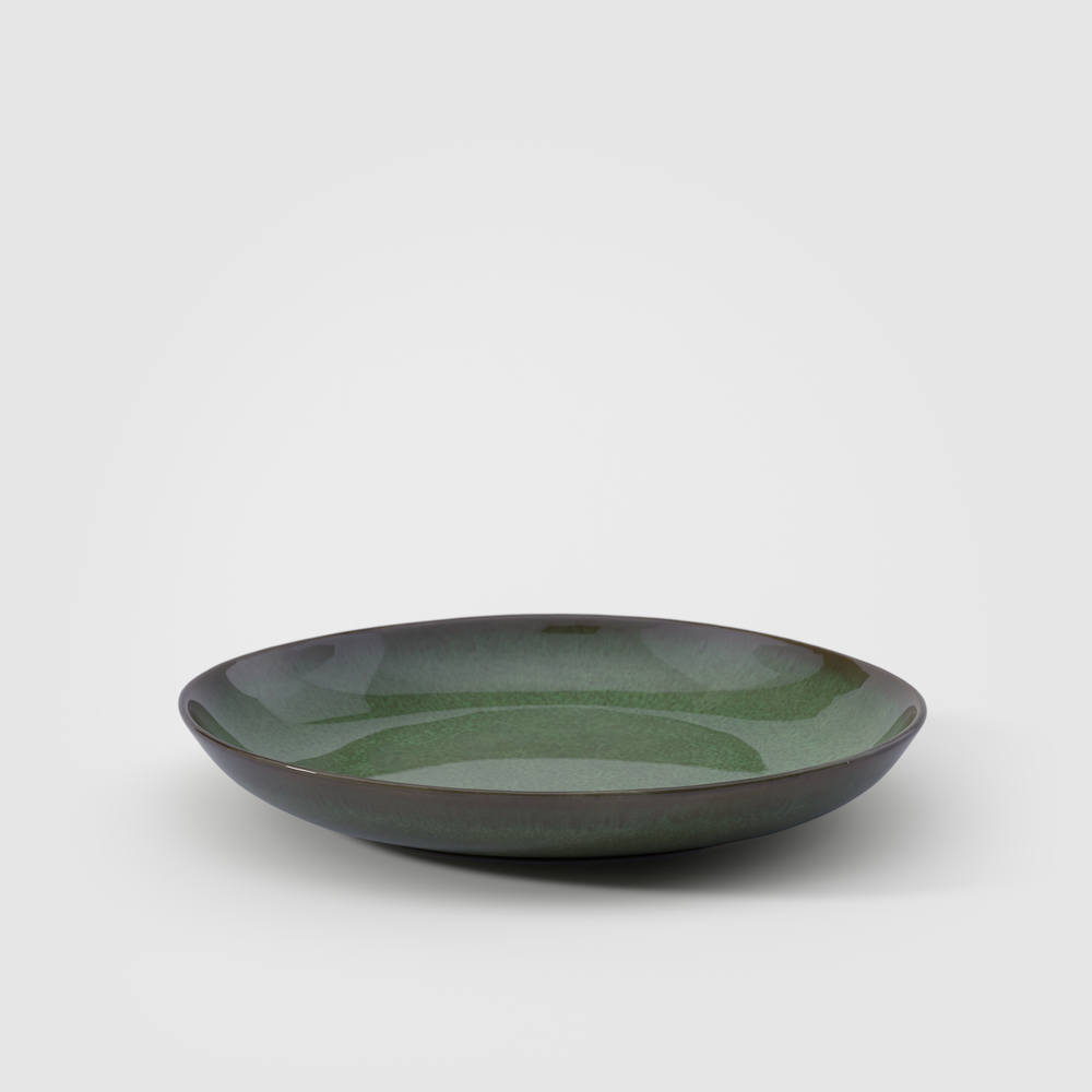 Lave Centerpiece bowl - Green, stoneware