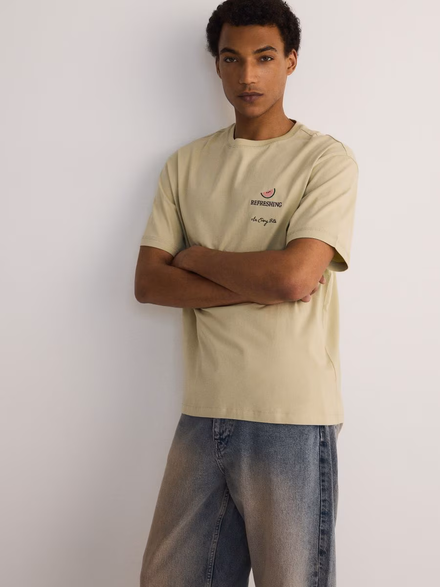 Boxy T-Shirt With Print