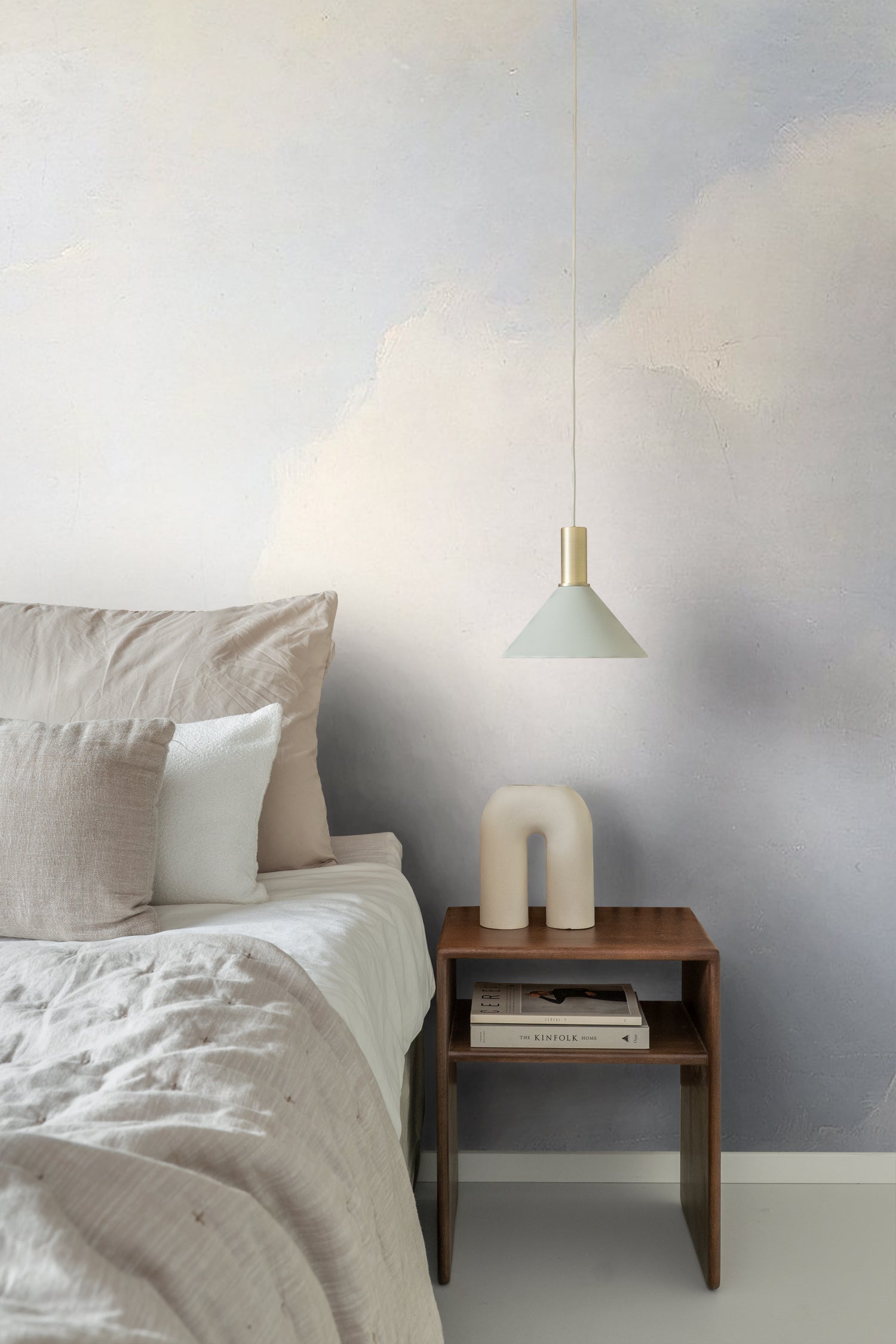 ESTAhome fotobehang wolken blauw en wit - 350 x 279 cm - 159487