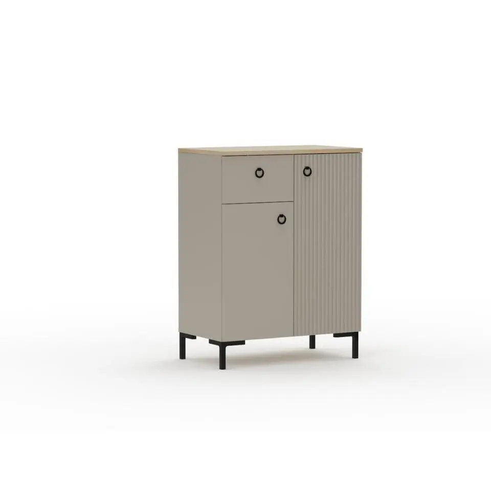 Hioshop Lucrezia dressoir 2 deuren- 1 lade kashmir