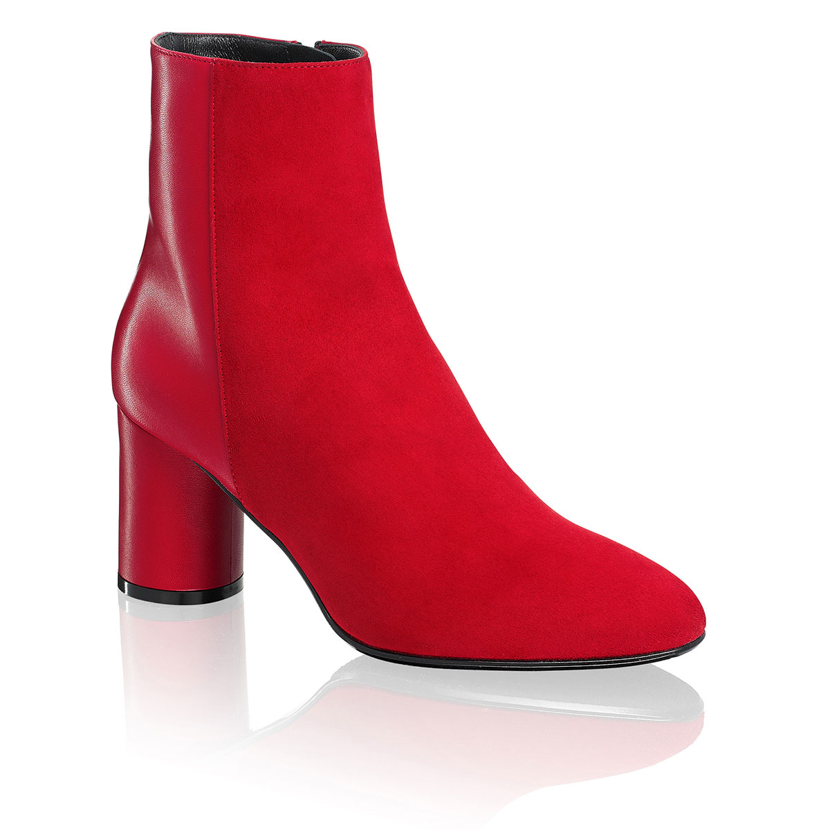 Russell & Bromley ON A ROLL Barrel Heel Ankle Boot