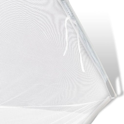 NNEVL Camping Tent 200x150x145 cm Fiberglass White