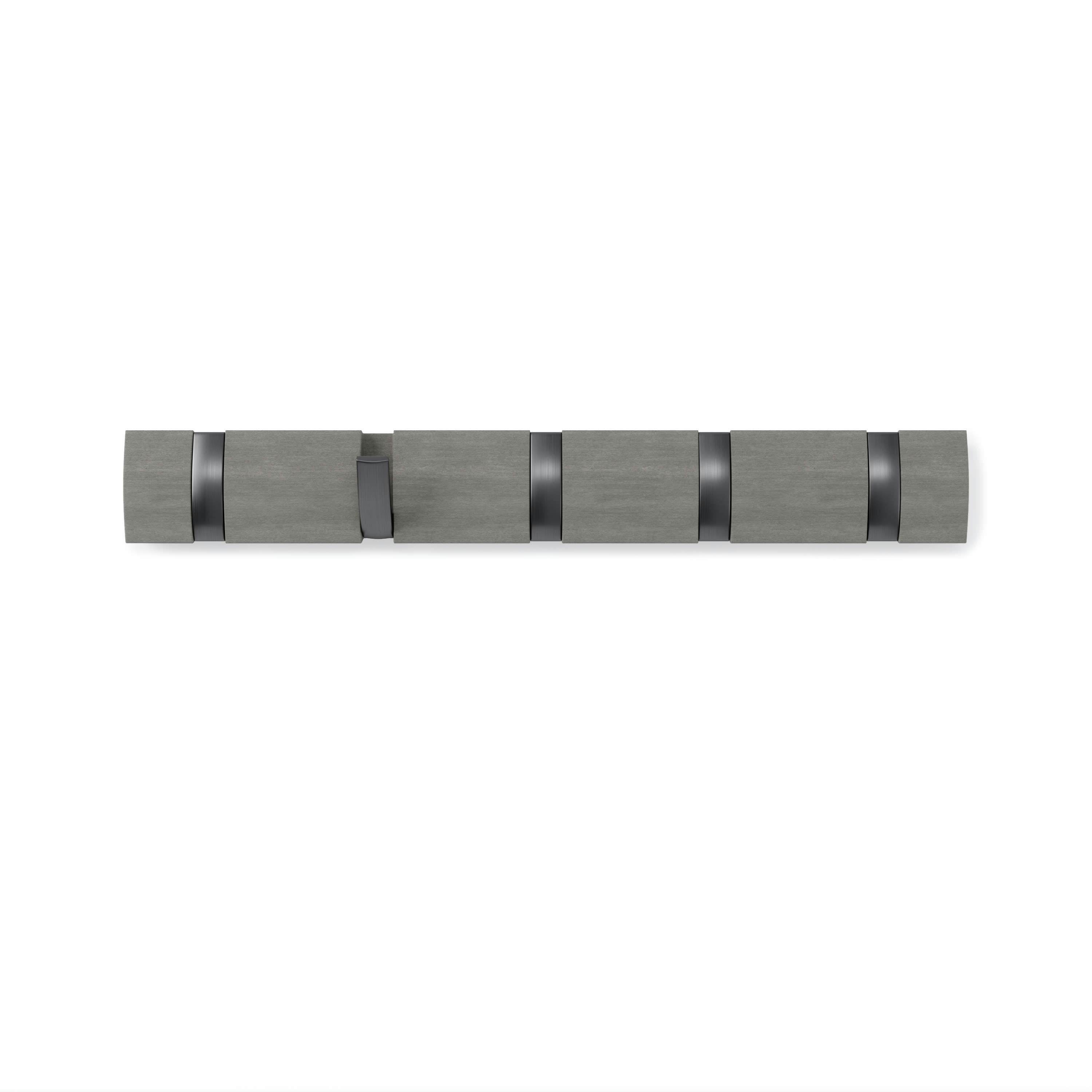 FLIP - Porte manteaux flip hook bois gris