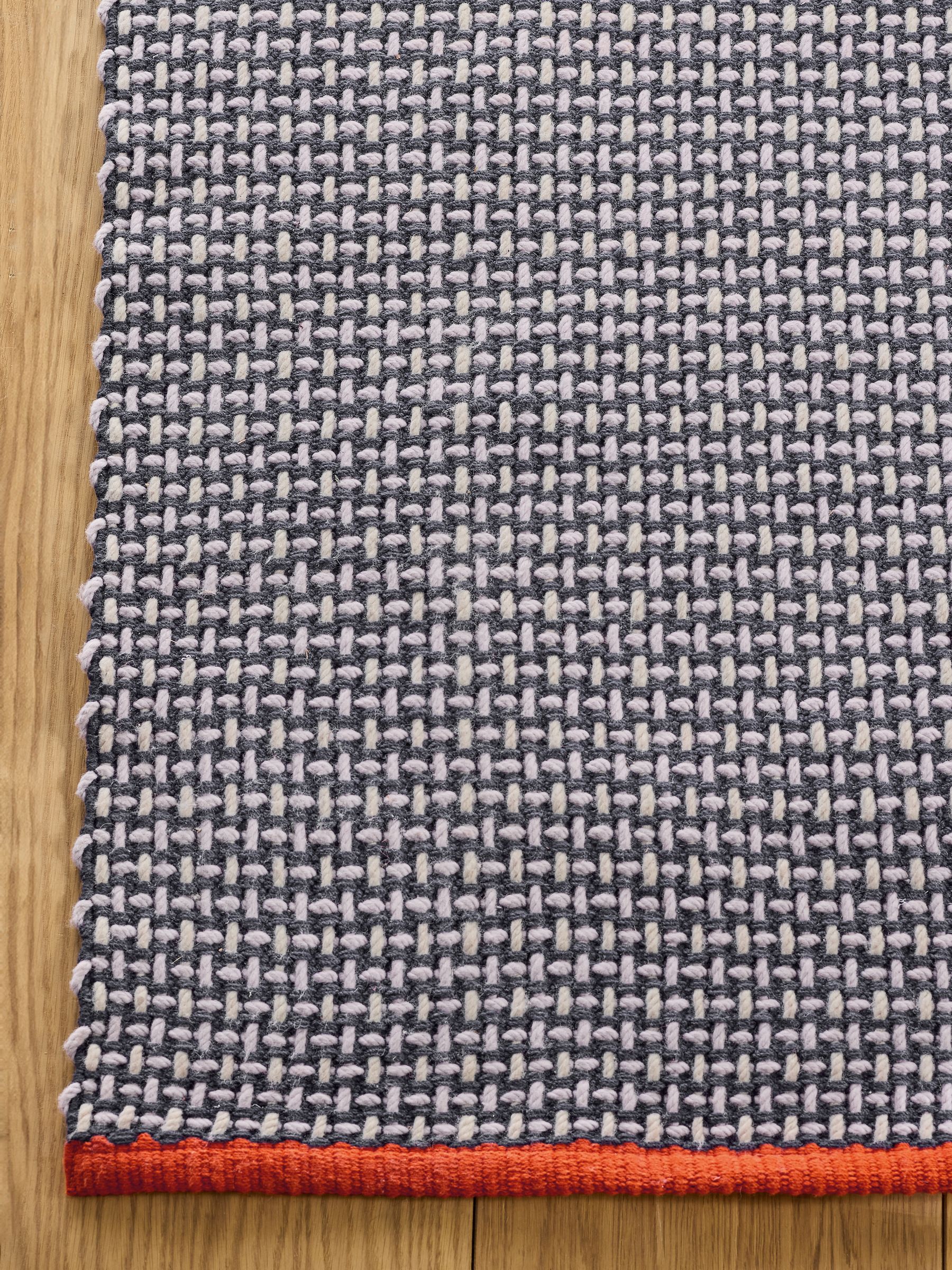 Haden Textured Flatweave Rug in Blue