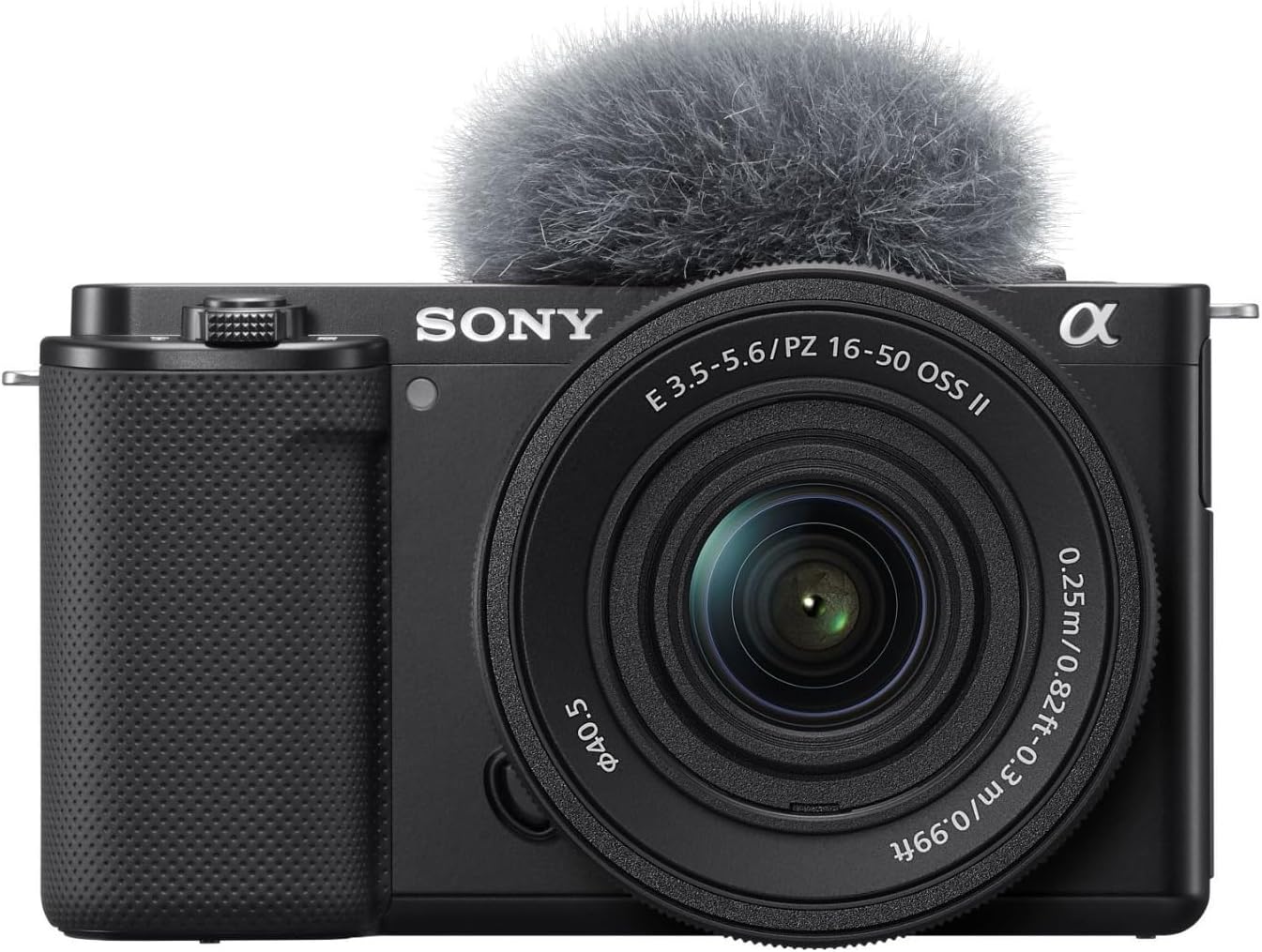 Sony Alpha ZV-E10 - APS-C Interchangeable Lens Mirrorless Vlog Camera Kit - Black  ZVE10KB