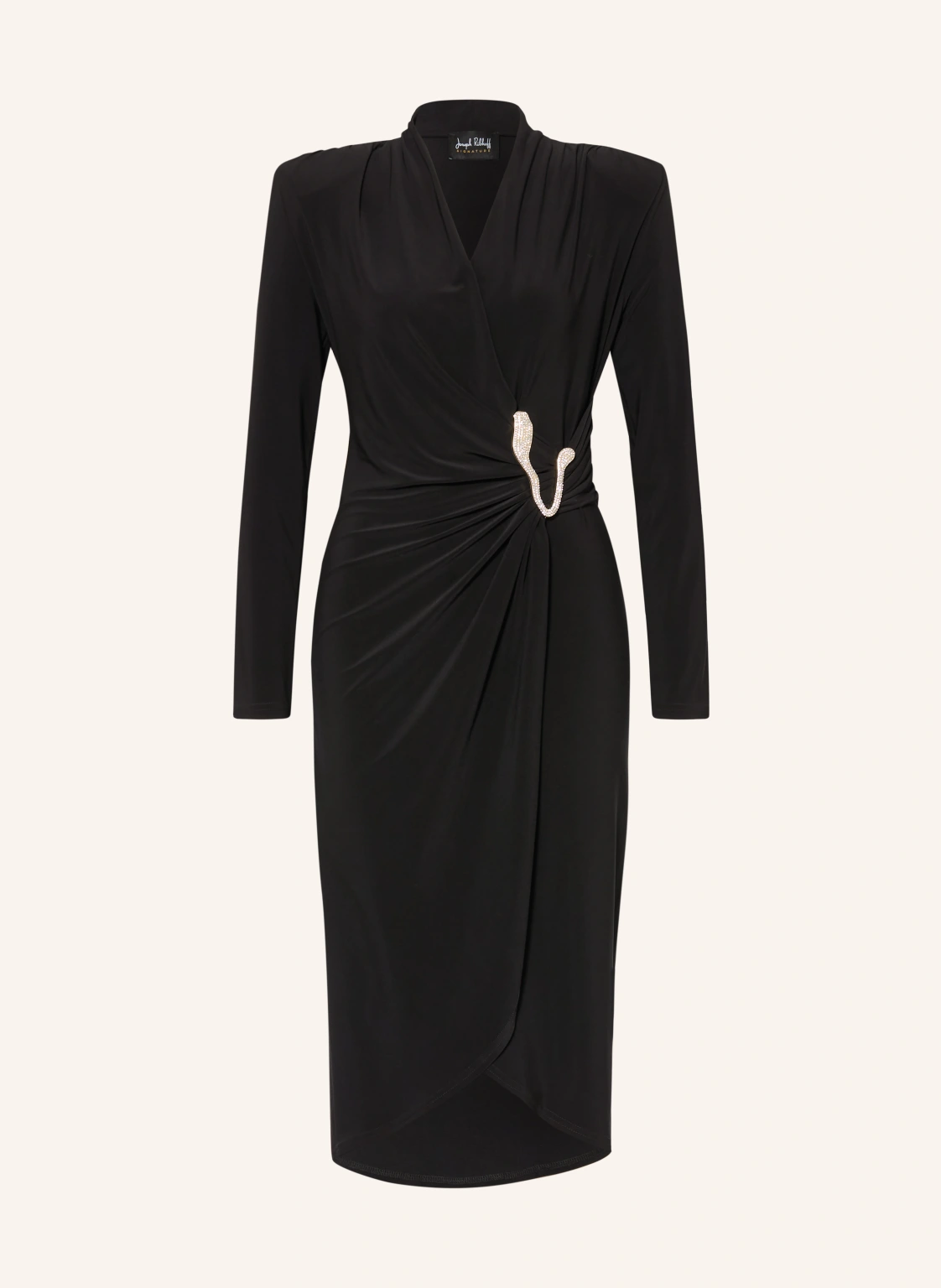 Joseph Ribkoff SIGNATURE Cocktailkleid in Wickeloptik mit Schmucksteinen