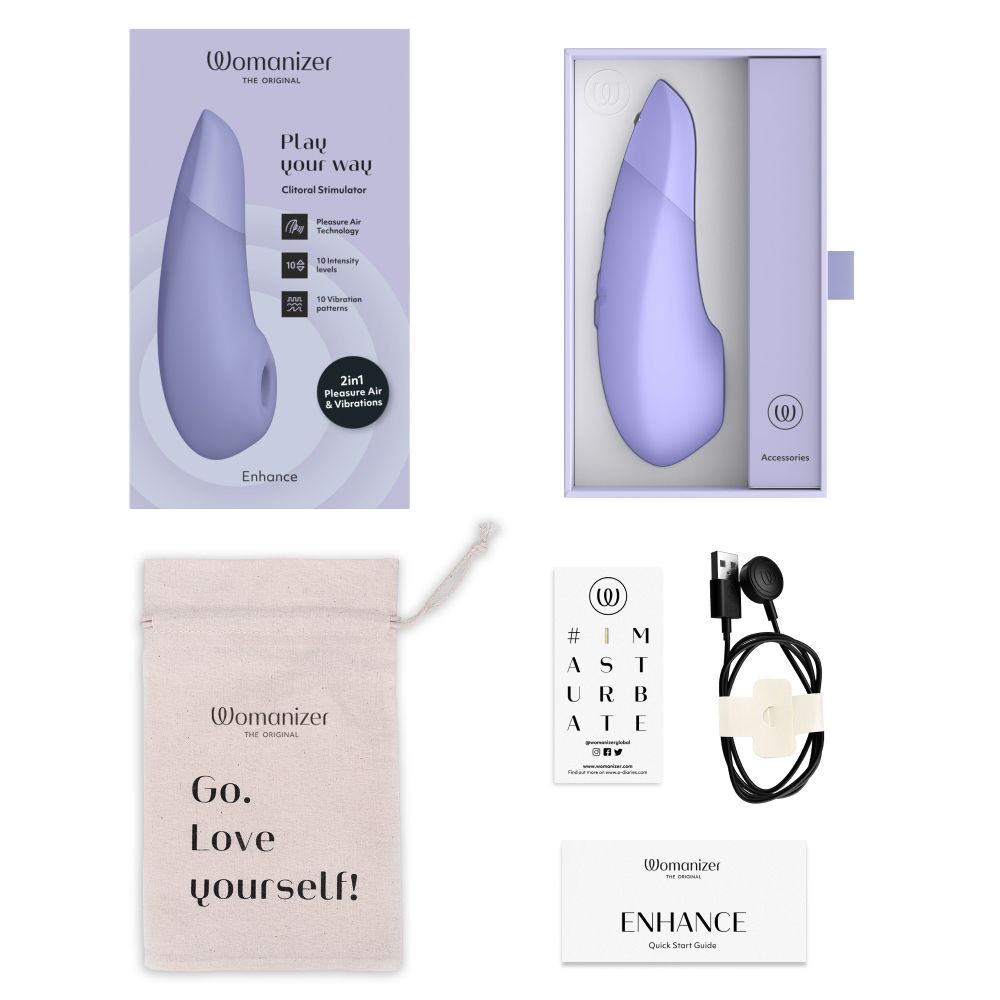 Enhance - 2-in-1-Klitoralstimulator mit Pleasure Air & Vibrationen