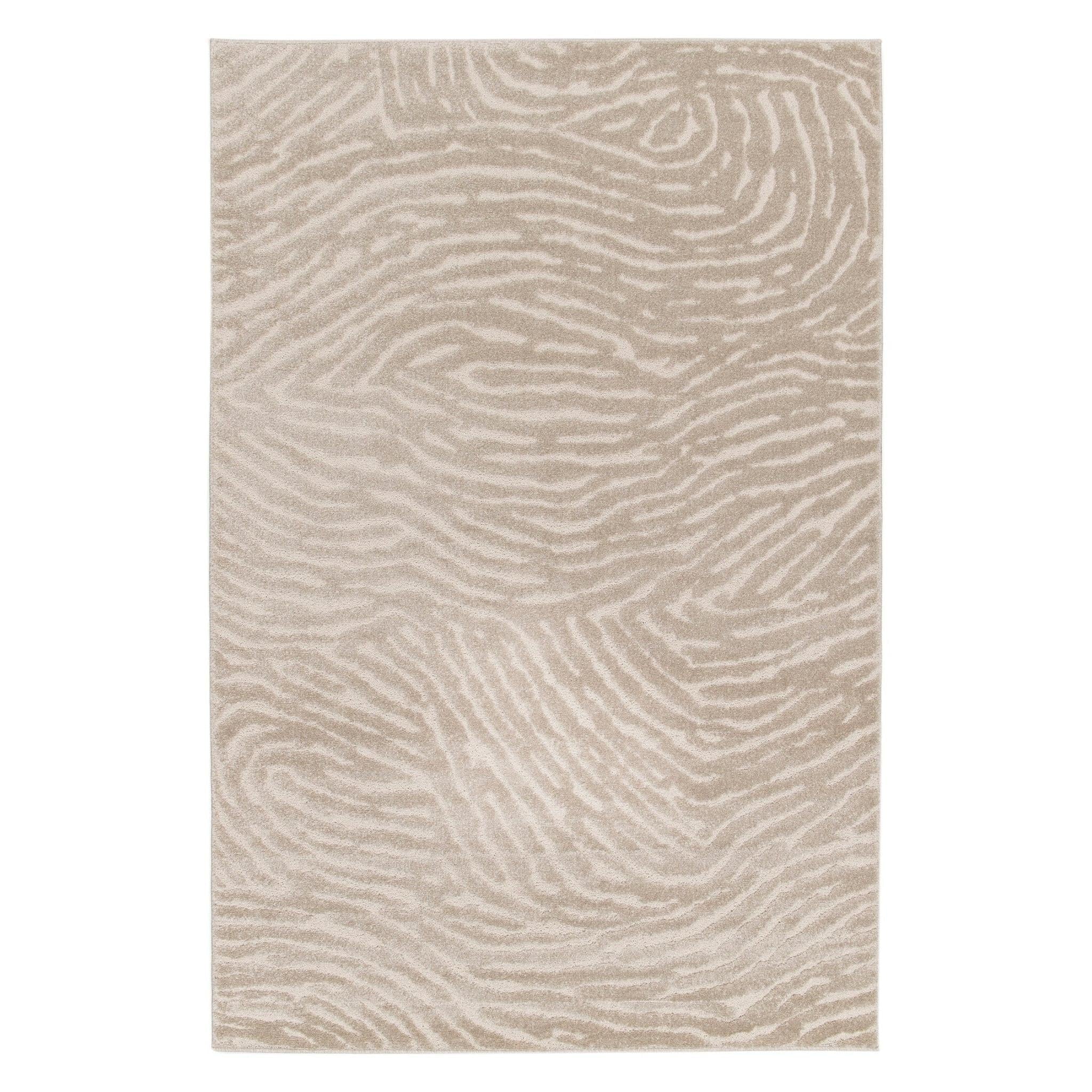 AFK Living vloerkleed Avalon - reliëfeffect - beige - 120 x 170 cm