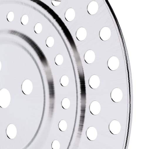 SOGA 2X Stainless Steel Steamer Insert Stock Pot Steaming Rack 43cm