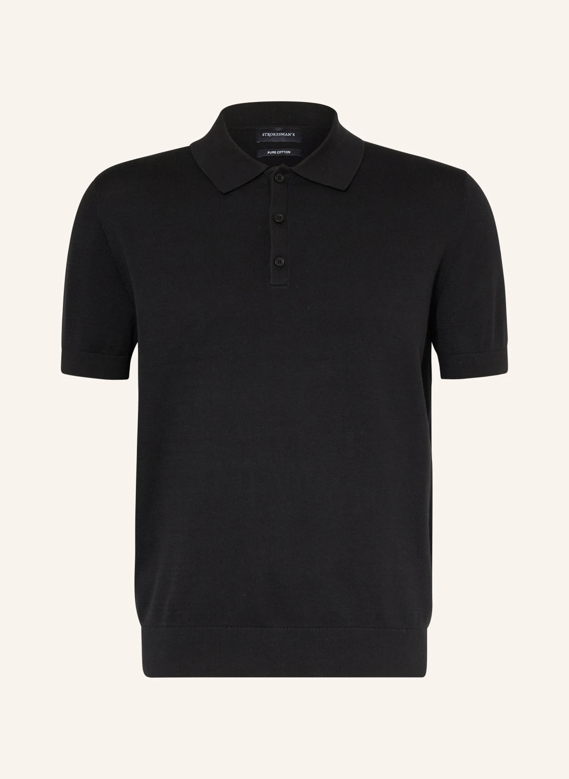 STROKESMAN'S Strick-Poloshirt