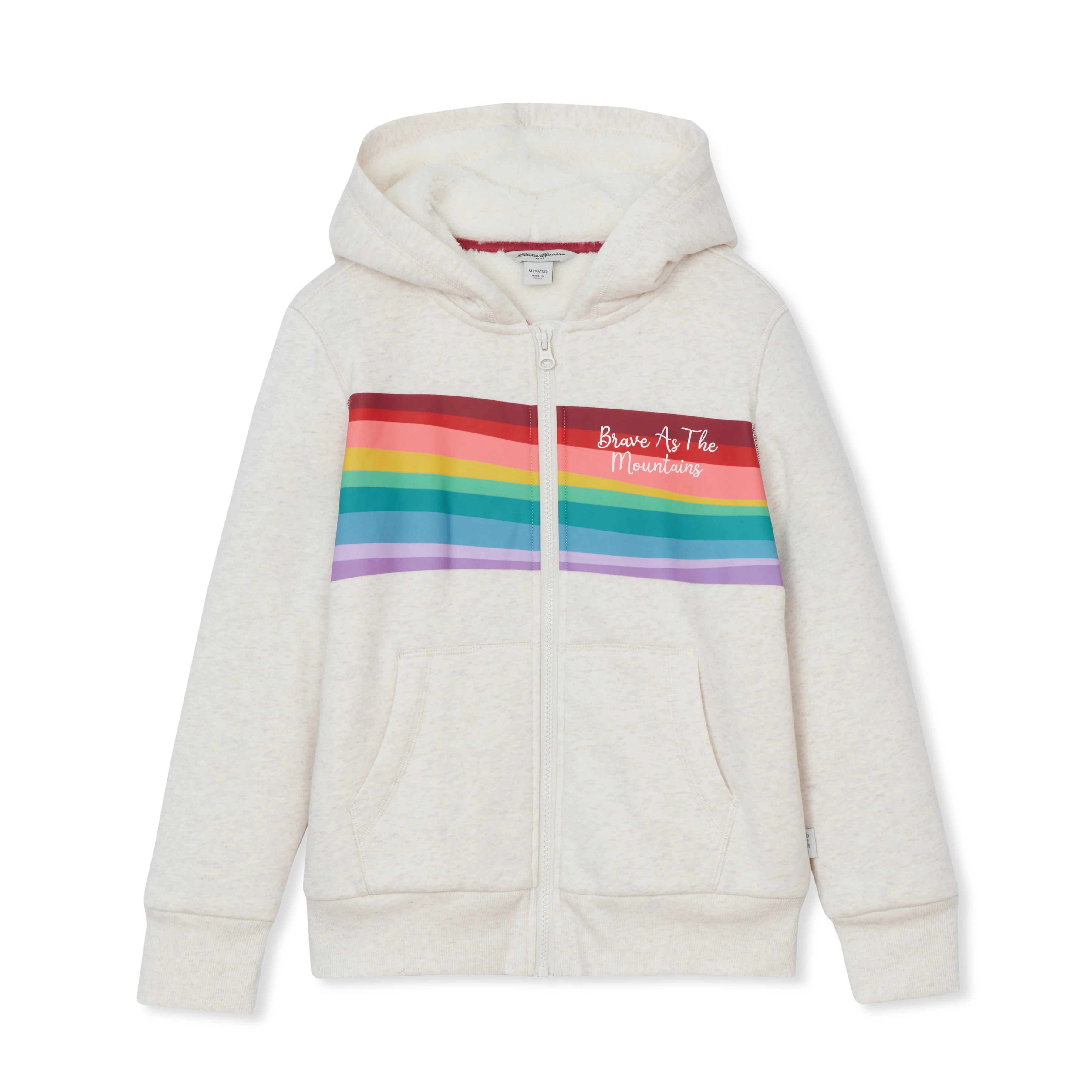 Girls' Camp Fleece Faux Shearling-Lined Hoodie