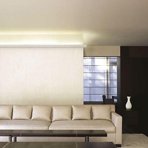 C357 Corniche plafond pour éclairage indirect Orac Decor - 7,5x11x200cm (h x p x L) - Pack 2 pièces