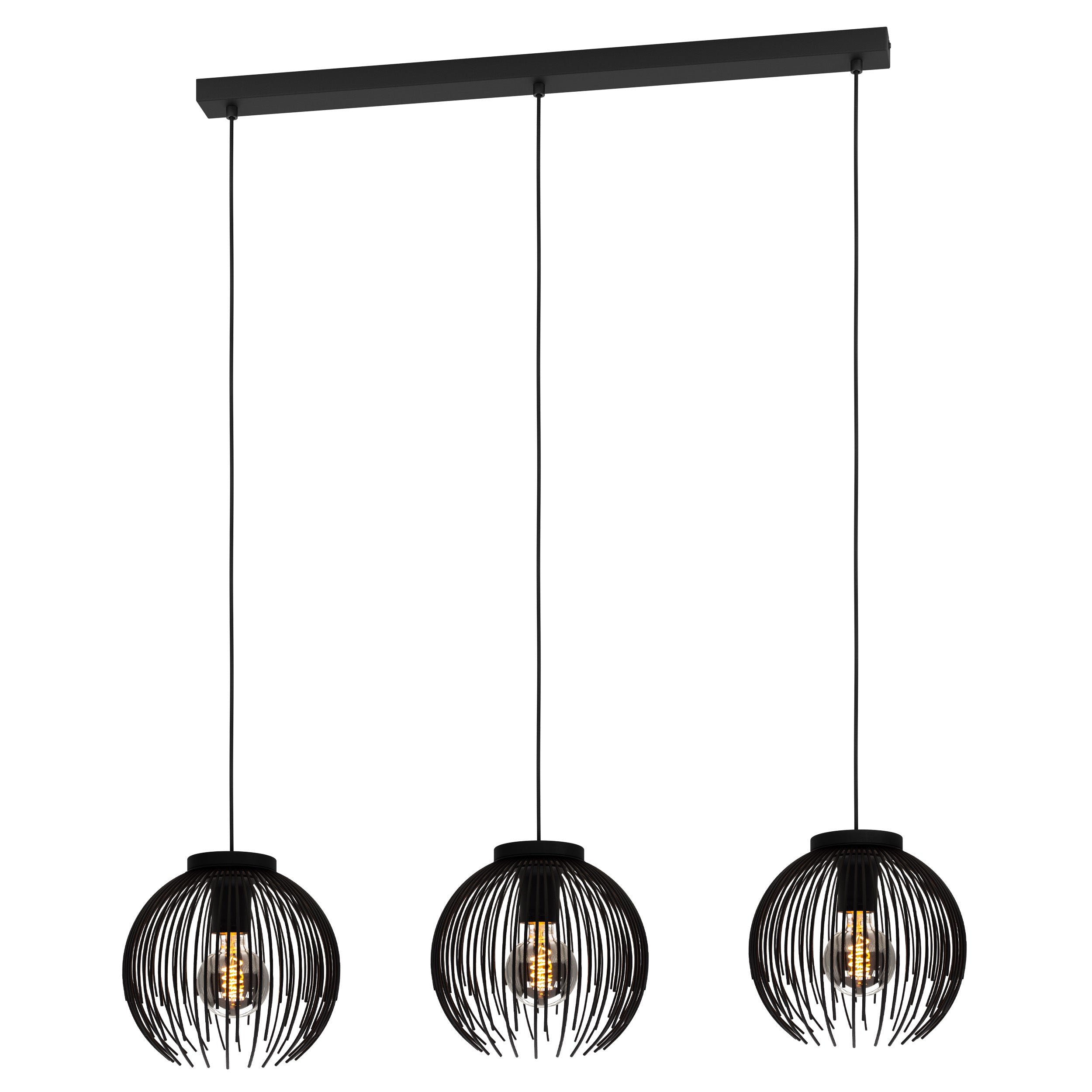 EGLO hanglamp Venezuela-A - E27 - 93,5 cm - Zwart