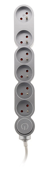 Bloc Home 6x16A 2P T   parafoudre argent Zenitech