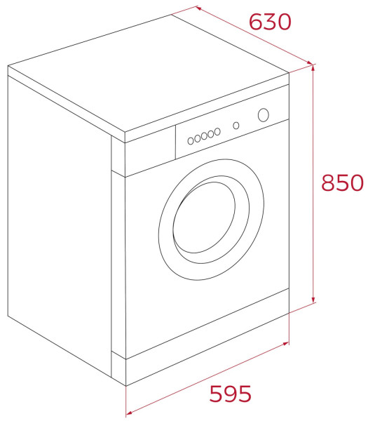 Pralko-suszarka TEKA WDK81050WH