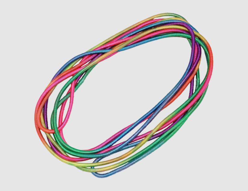 Gummitwist Regenbogenfarben 5 m